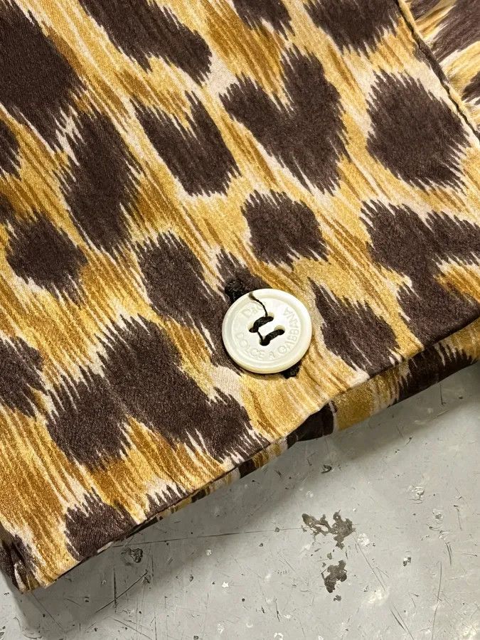 Dolce & Gabbana AW1996 Dolce & Gabbana Leopard Print Shirt Size XS / US 0-2 / IT 36-38 - 7 Thumbnail