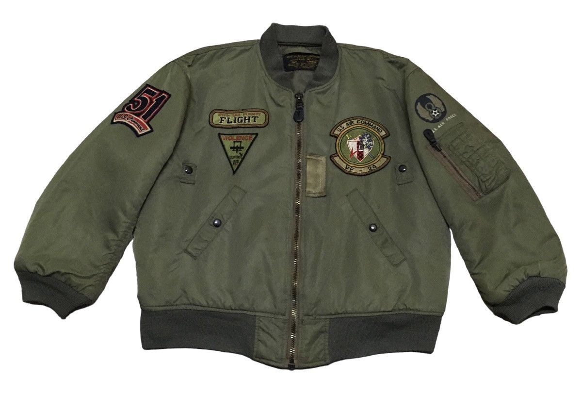 Very Rare Vintage US Air Force Type MA-1 Bomber Jacket 1990s