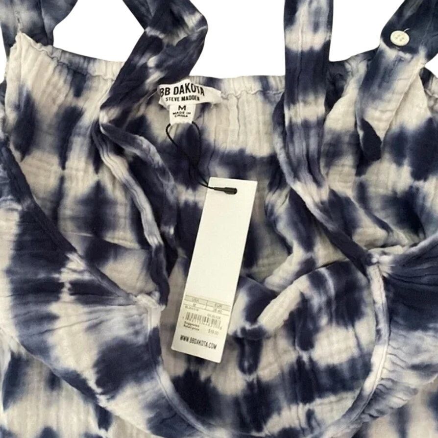 BB Dakota Bb Dakota Cool Million Flounce Sleeve Cotton Gauze Top Size M / US 6-8 / IT 42-44 - 5 Thumbnail
