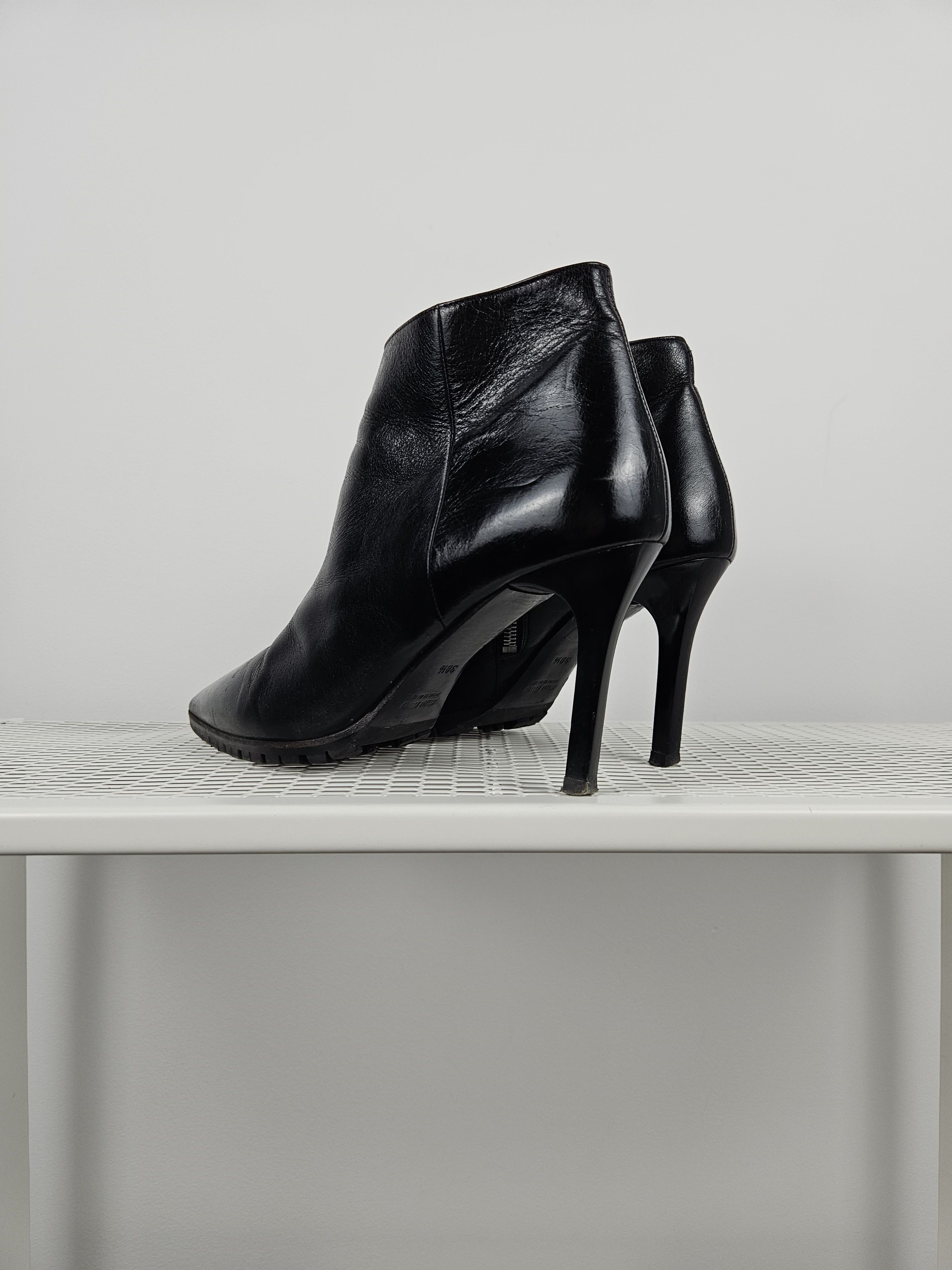 Miu Miu Miu Miu stiletto high heel ankle boots notched sole Size US 8.5 / IT 38.5 - 4 Thumbnail