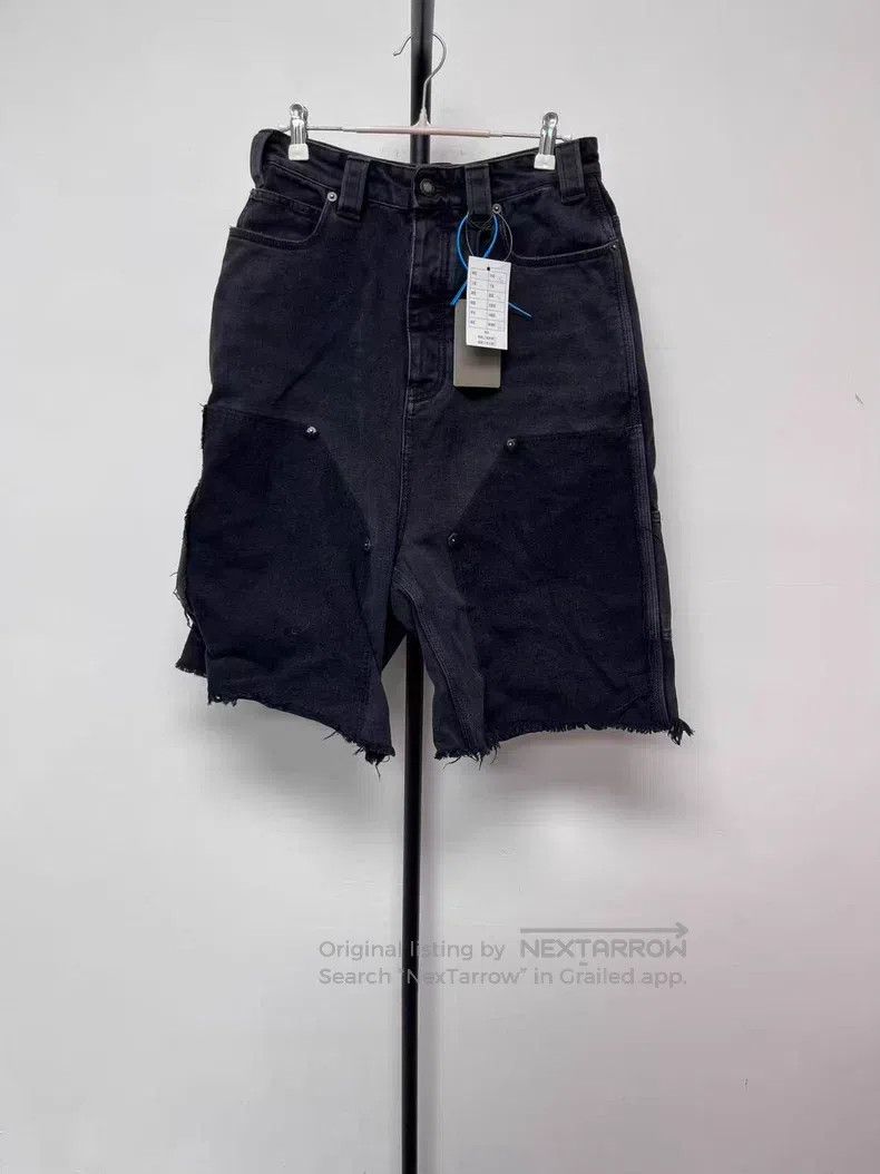 Balenciaga Balenciaga size XS Cotton Carved Elastic Button Denim Shor Size US 27 - 1 Thumbnail