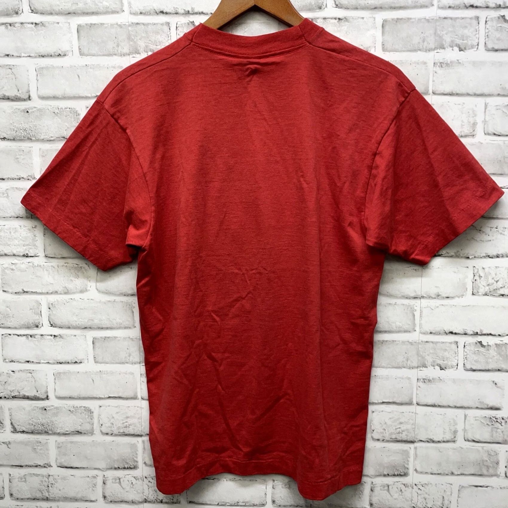 Vintage VTG Screen Stars Best T-Shirt Mens L Red Eagle Checkpoint USA Cotton Blend Shirt Size US L / EU 52-54 / 3 - 5 Thumbnail