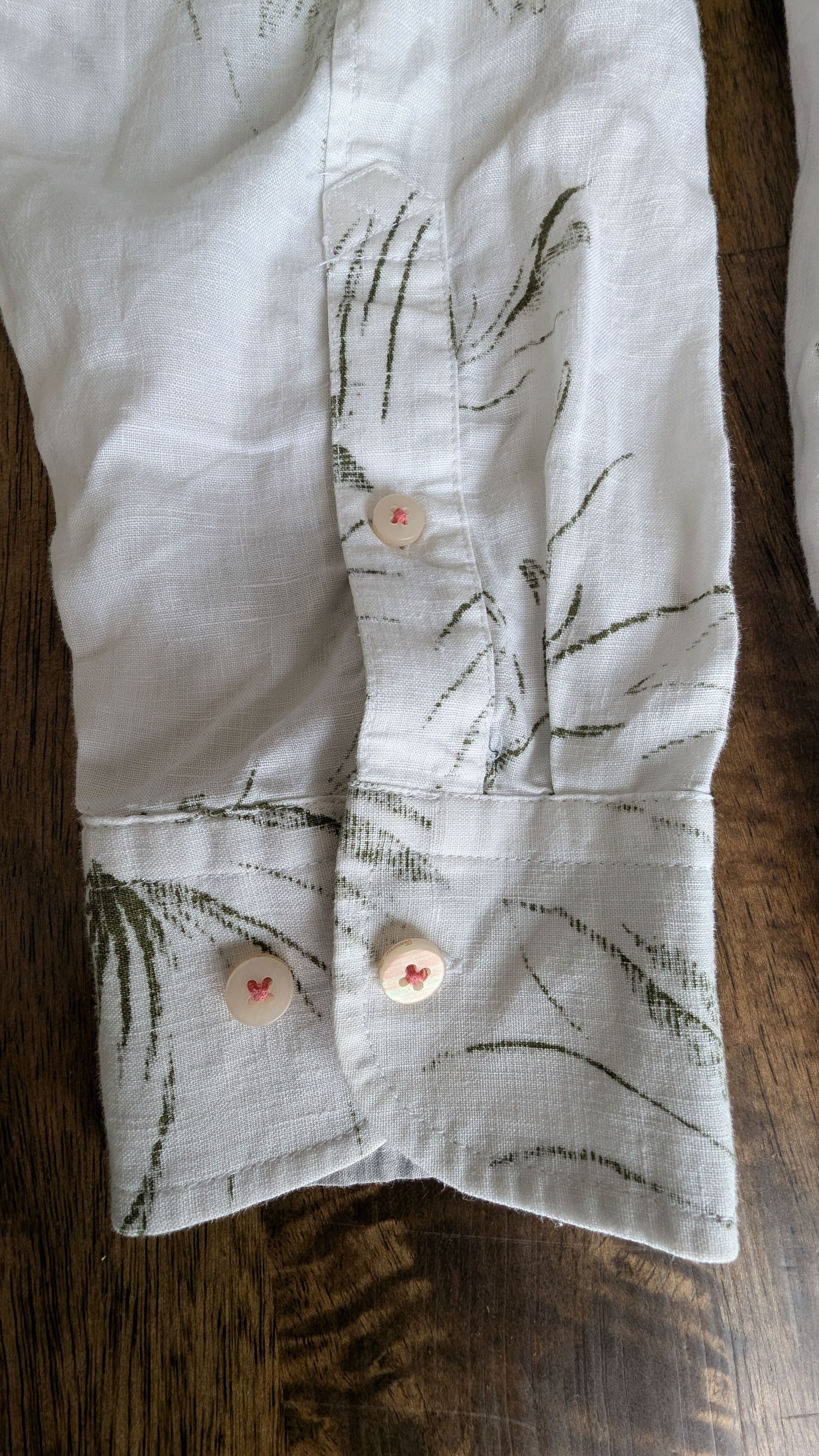 Tommy Bahama Tommy Bahama Linen Shirt Long Sleeve Men's Large Button Down Size US L / EU 52-54 / 3 - 2 Thumbnail