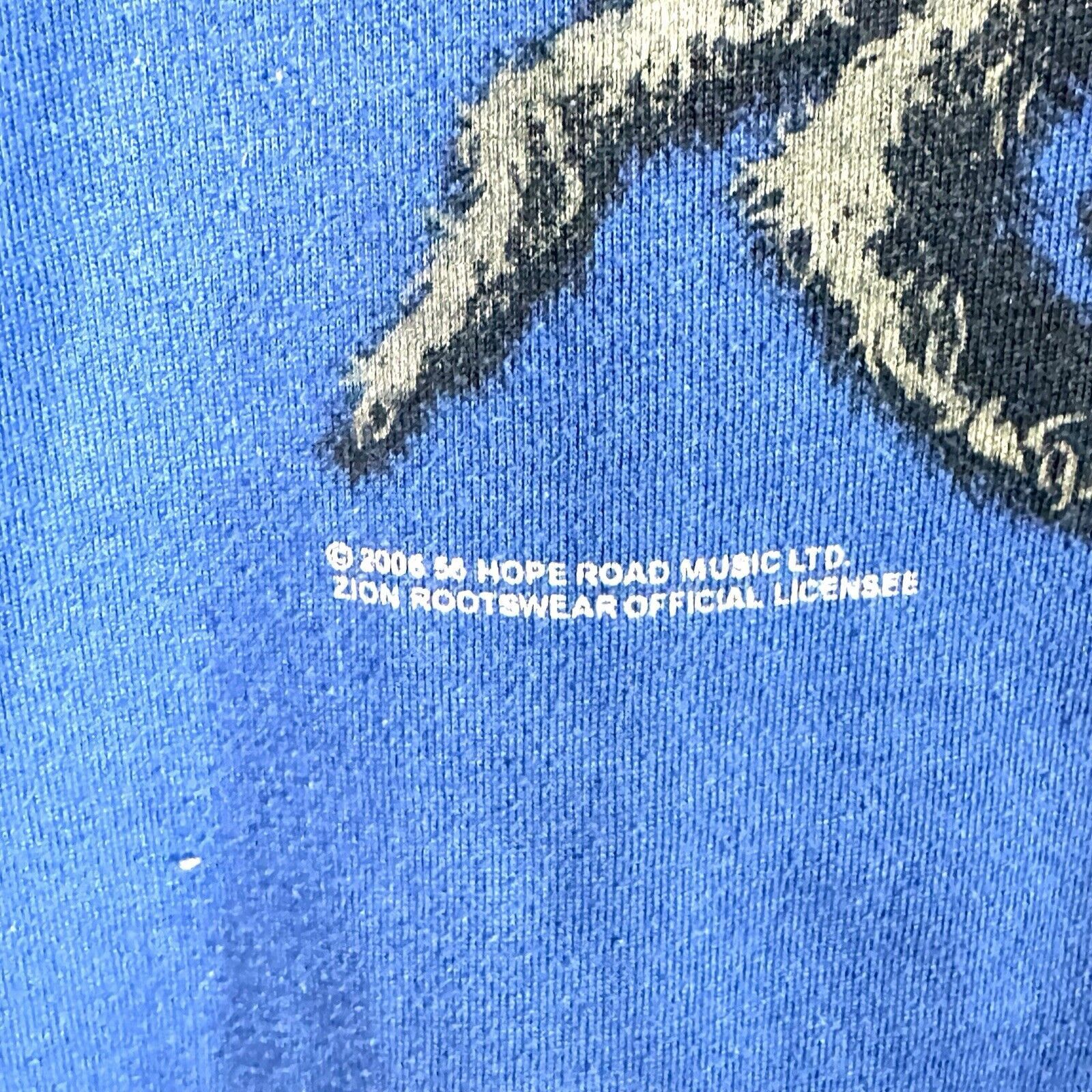Bob Marley 2006 Bob Marley Hope Road Lion Graphic T-shirt Size 2XL Blue Size US XXL / EU 58 / 5 - 8 Thumbnail