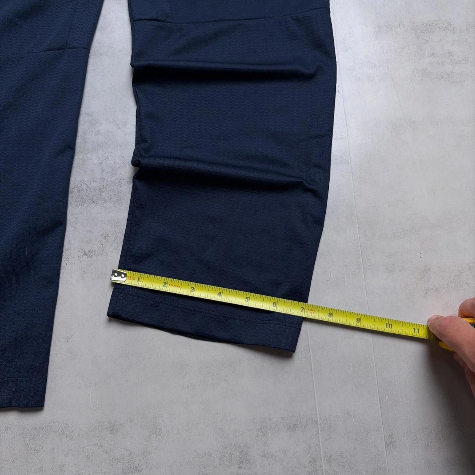 Nike Y2K Navy Nike Swoosh Grunge Loose Trackpants Size US 30 / EU 46 - 8 Thumbnail
