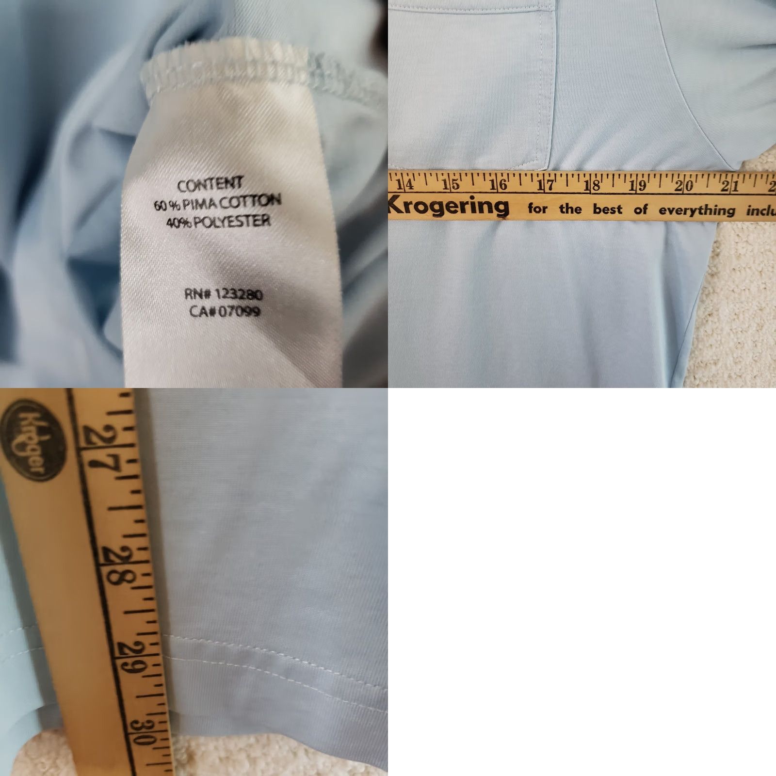 TravisMathew Travis Mathew Mens M Polo Shirt Short Sleeve Collared Logo Pima Cotton Poly Blue Black Shirt Mens M Polo Shirt Size US M / EU 48-50 / 2 - 9 Thumbnail