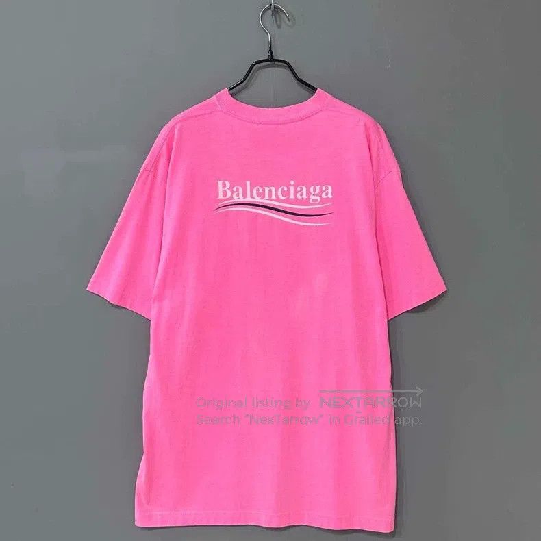 Balenciaga Balenciaga Pink Coca-Cola Logo Short Sleeve Size US XS / EU 42 / 0 - 5 Thumbnail