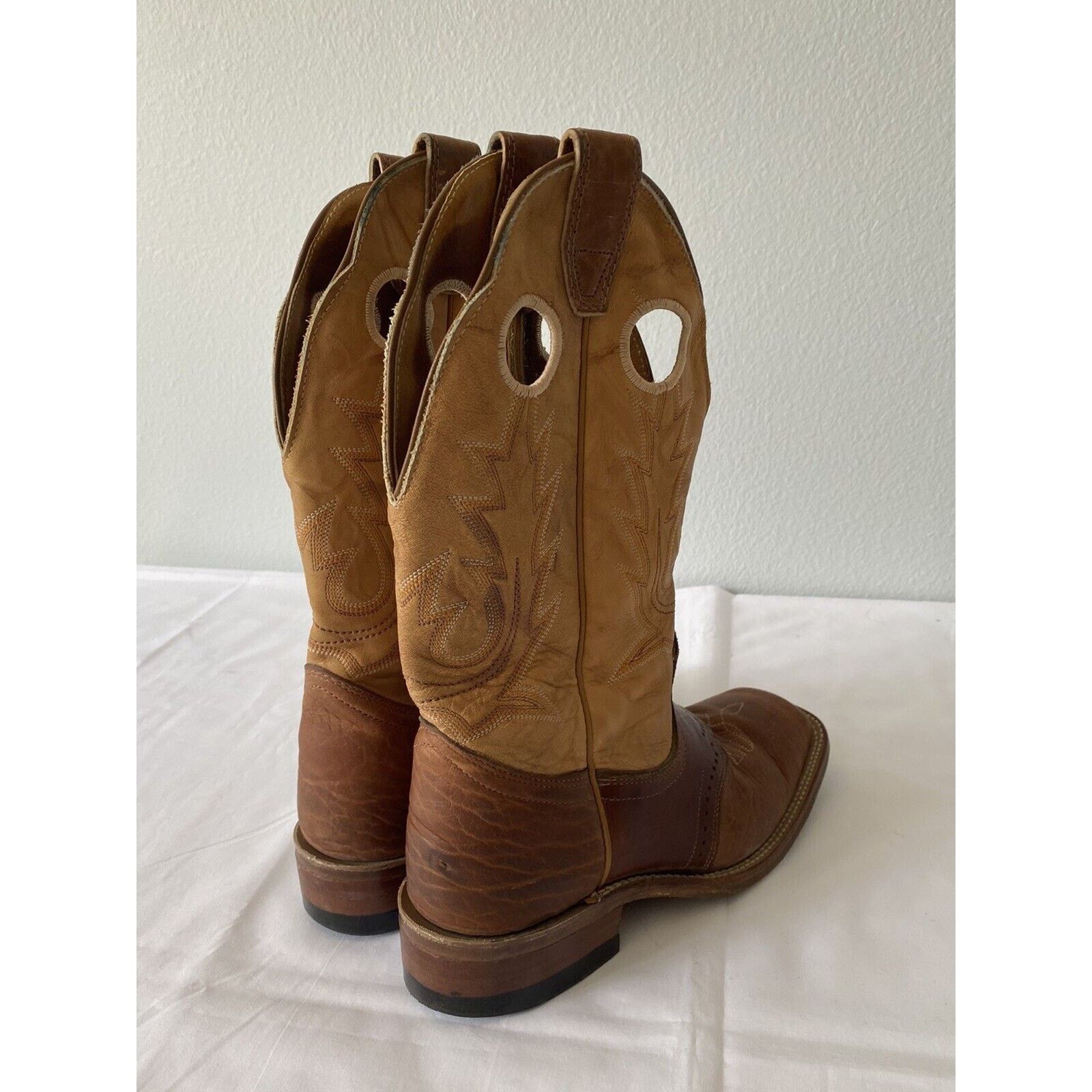 Boulet Boulet Hand Made/Tooled Cowgirl Square Toe Women's Size 6 Size US 7.5 / IT 37.5 - 6 Thumbnail