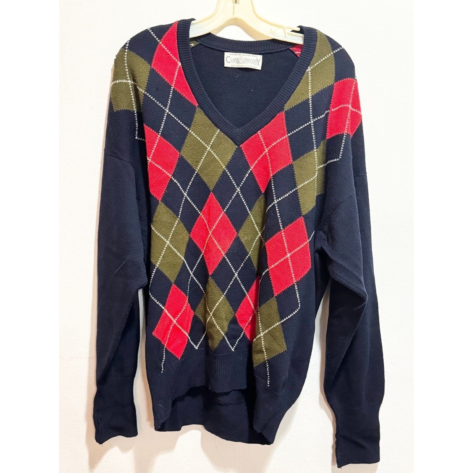 Other Clark & Gregory Medium 100% Merino Wool Pullover Crew Golf S Size US L / EU 52-54 / 3 - 1 Thumbnail
