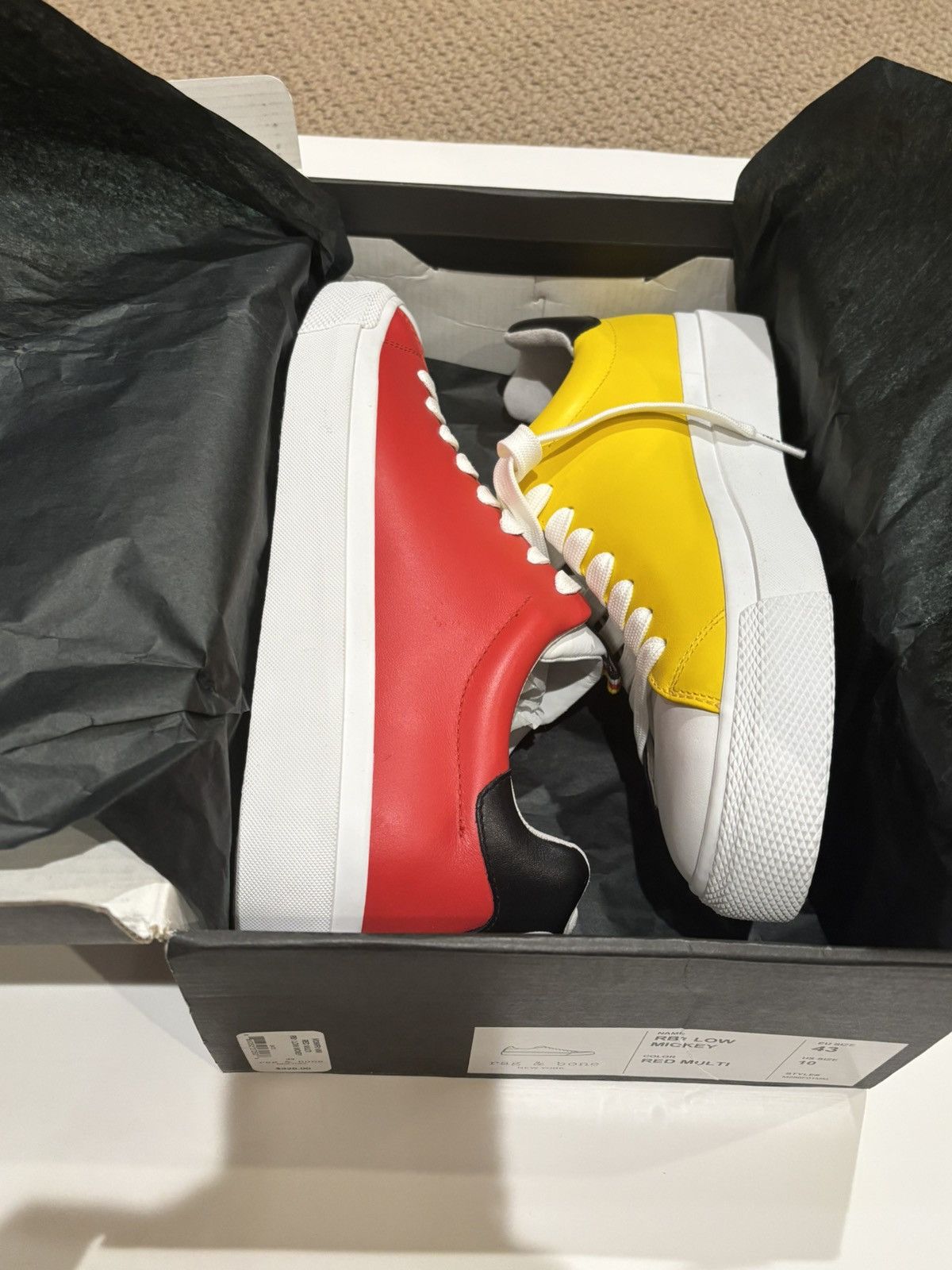 Disney × Rag & Bone Rag & Bone x Disney Mickey Shoes (M10) Size US 10 / EU 43 - 7 Thumbnail