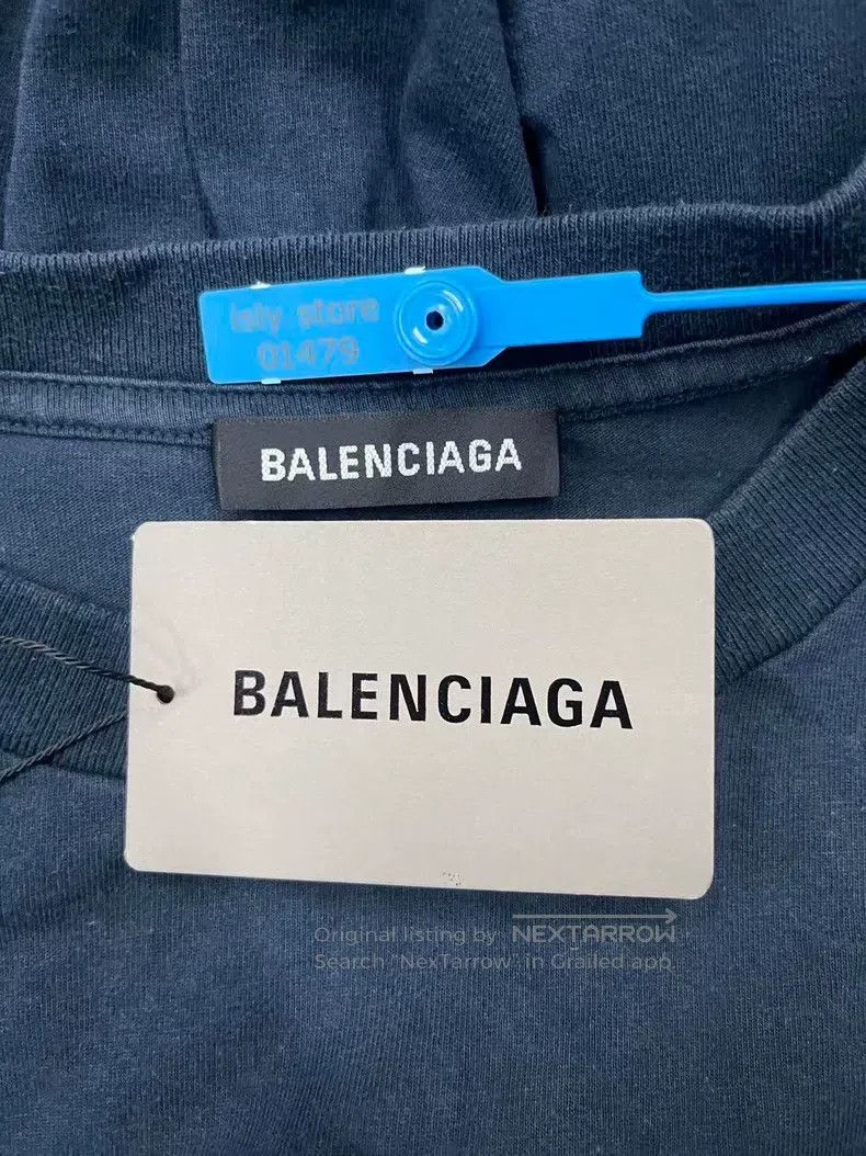 Balenciaga Balenciaga Solid color logo printed casual short-sleeve T- Size US M / EU 48-50 / 2 - 5 Thumbnail
