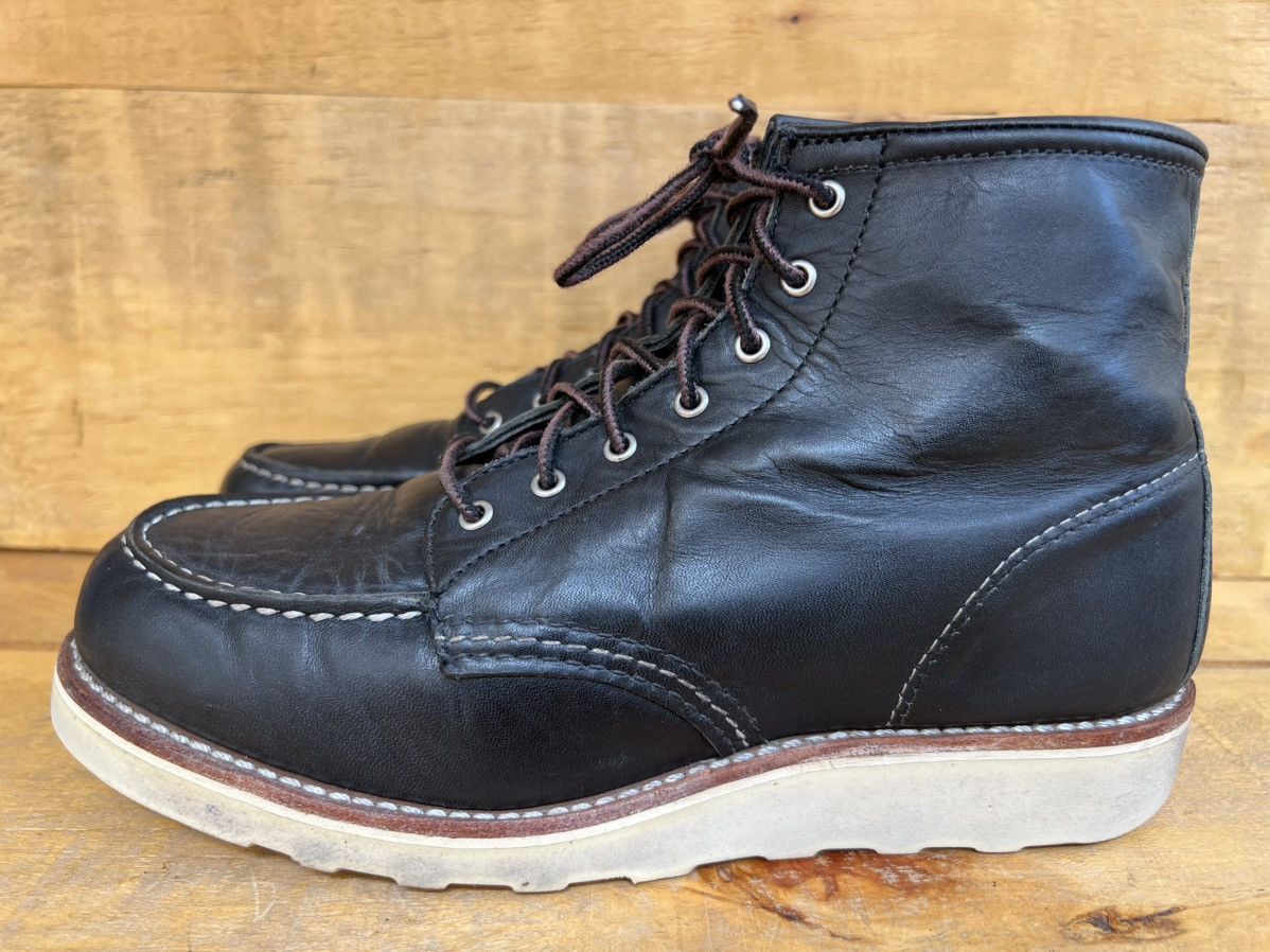 Red Wing 3373 Shoes 6-Inch 6 Classic Moc WomenS Boots in Black, Women's (Size 8.5)