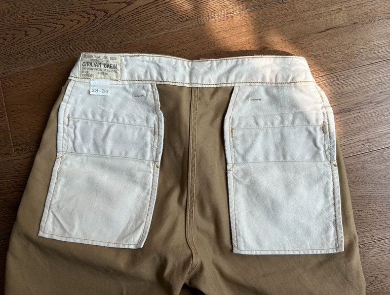Freewheelers Freewheelers Khaki-coloured officer trousers Size US 28 / EU 44 - 4 Thumbnail
