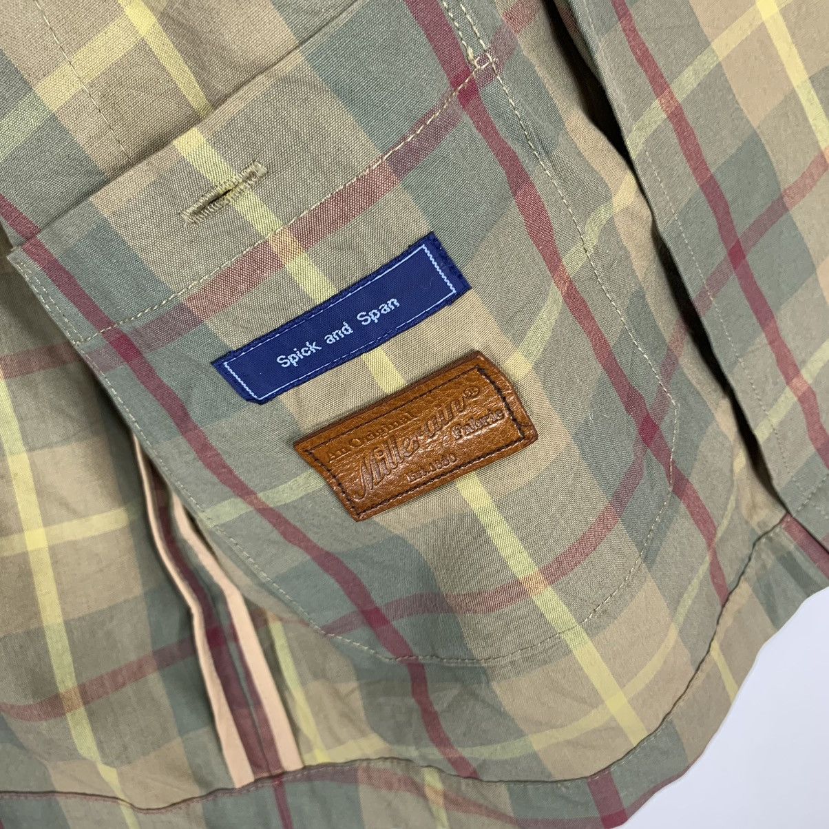 If Six Was Nine Vintage Spick And Span Shadow Tartan Button Jacket Size US M / EU 48-50 / 2 - 8 Thumbnail