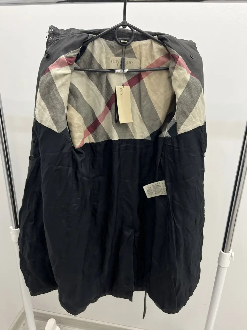 Burberry Burberry Brit Black Leather Coat 3500$rrp Size M / US 6-8 / IT 42-44 - 6 Thumbnail