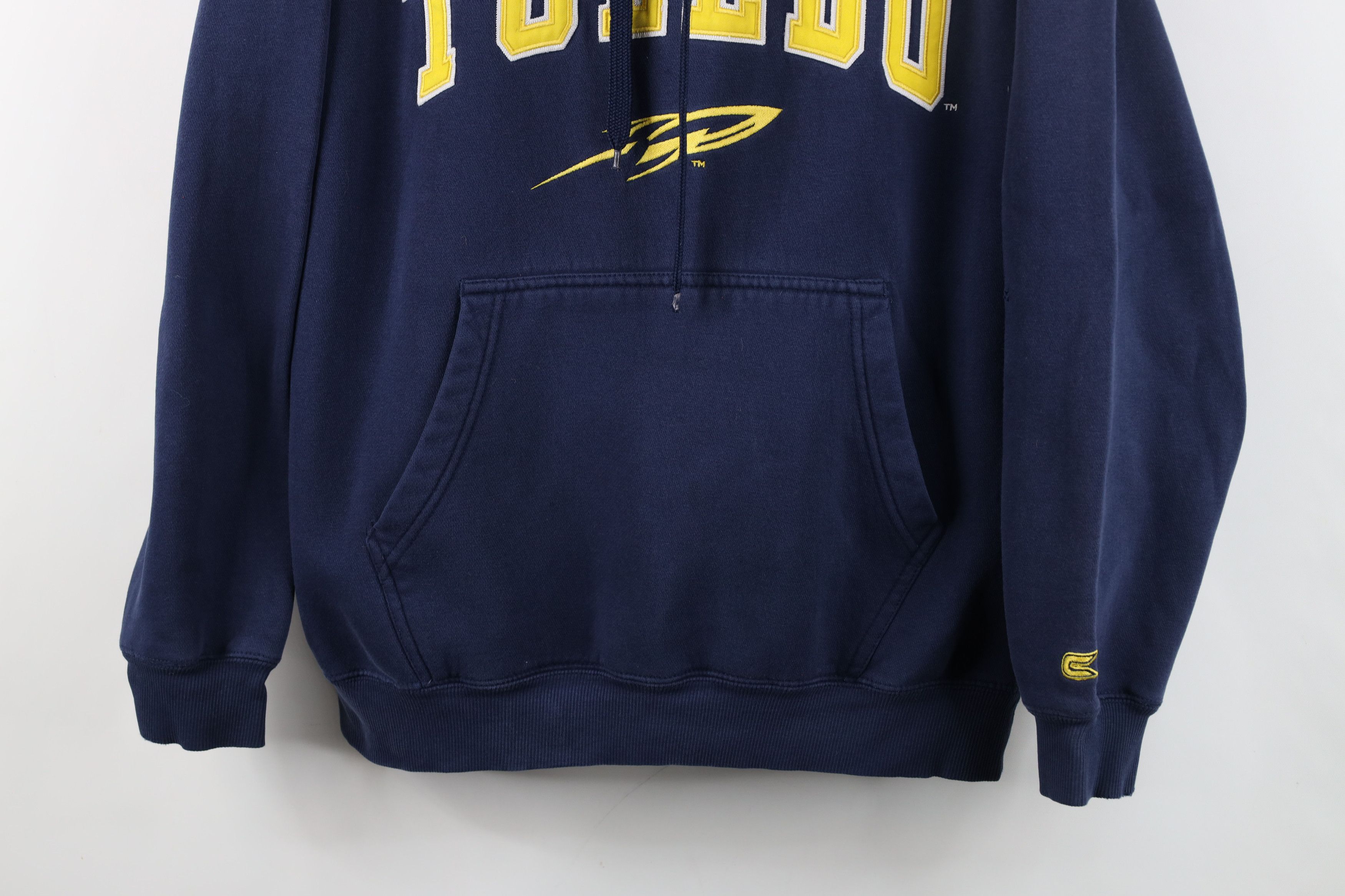 Vintage Vintage Y2K University of Toledo Hoodie Sweatshirt Blue Size US M / EU 48-50 / 2 - 3 Thumbnail