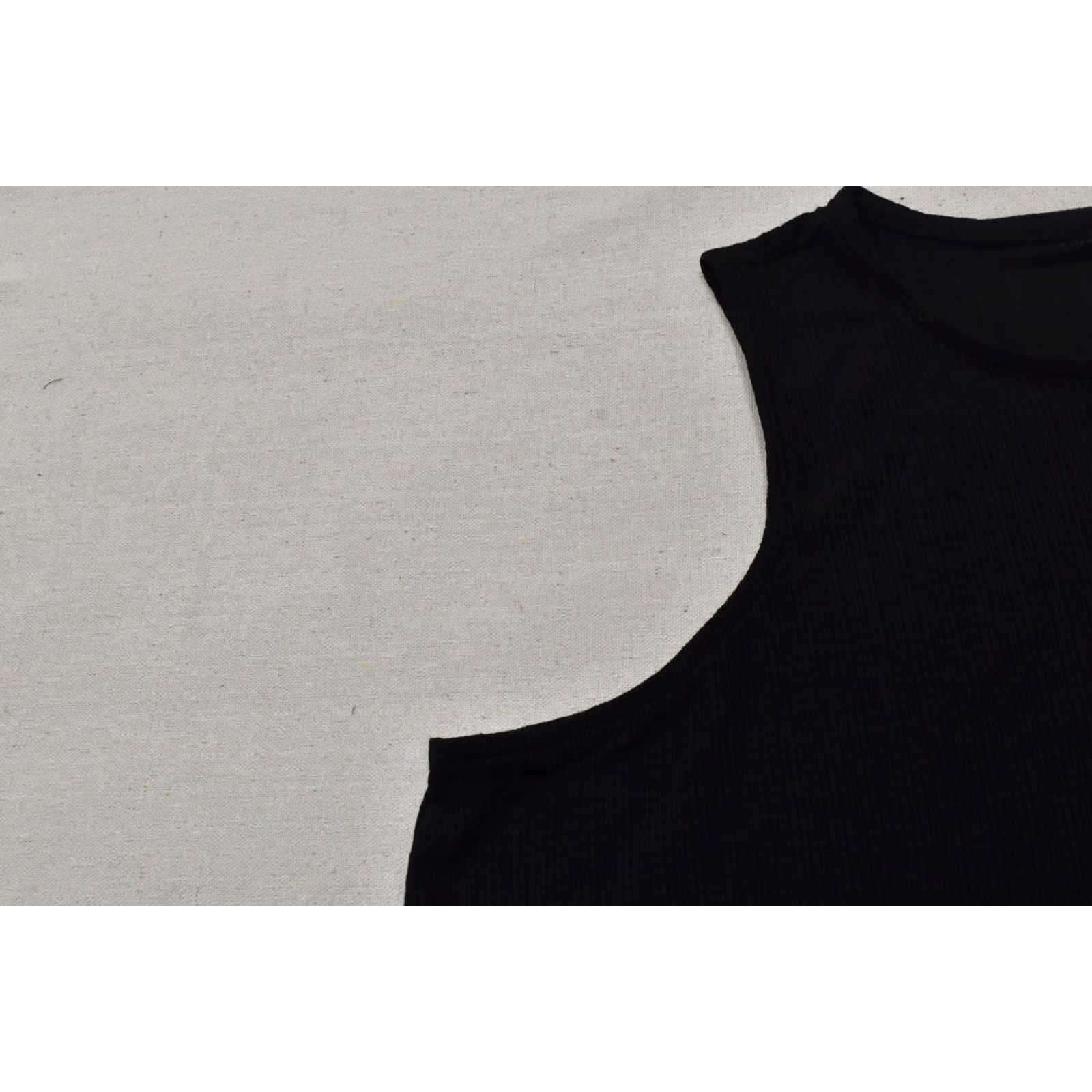 Torrid Torrid Blouse Crop Top Sleeveless High Neck Ruffle 2X Black Texture Knit Plus Size Womens Size XXL / US 16-18 / IT 52-54 - 5 Thumbnail