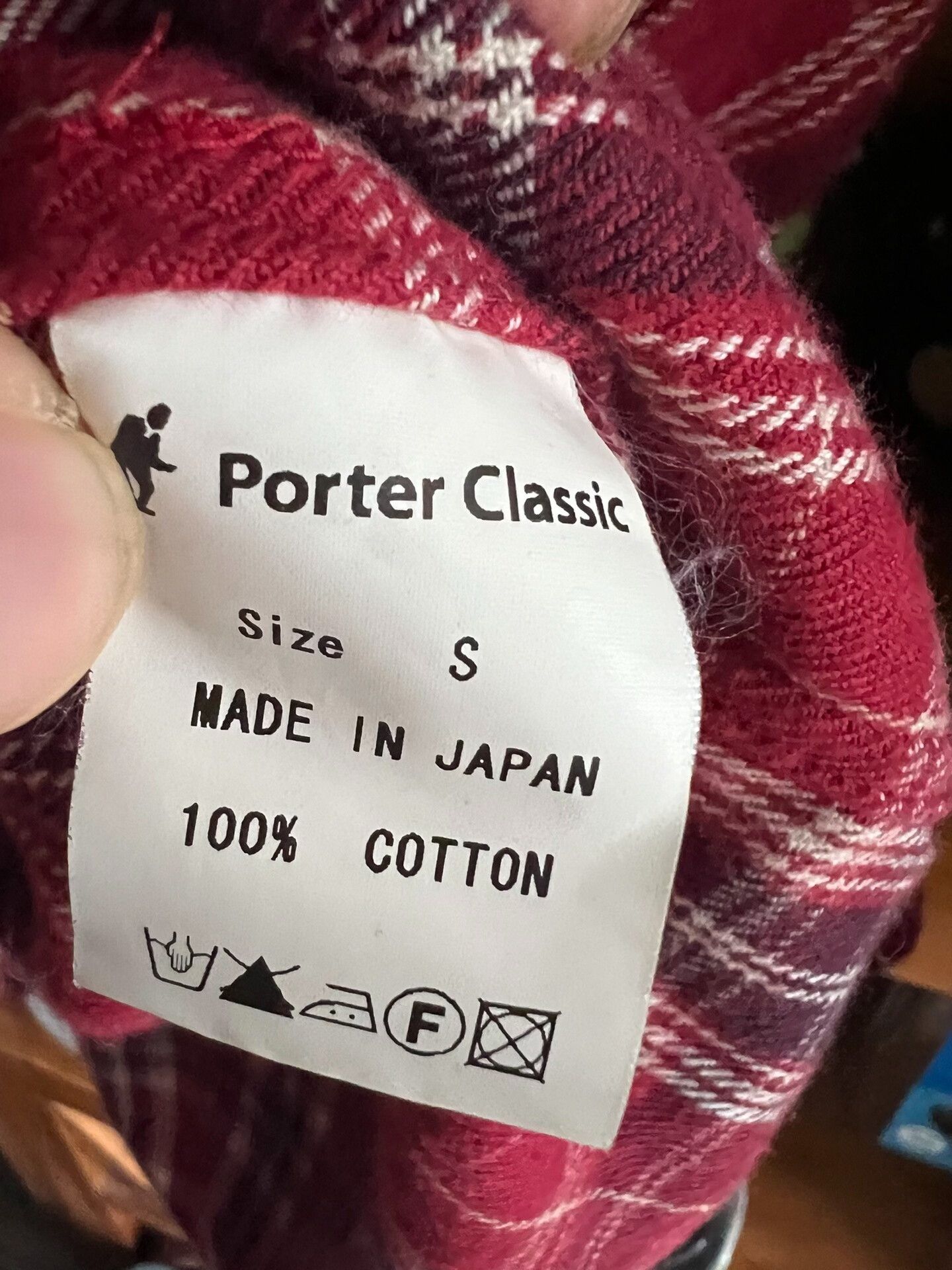 Porter Classic Porter Classic Early Red Check Long Shirt Size US S / EU 44-46 / 1 - 5 Thumbnail