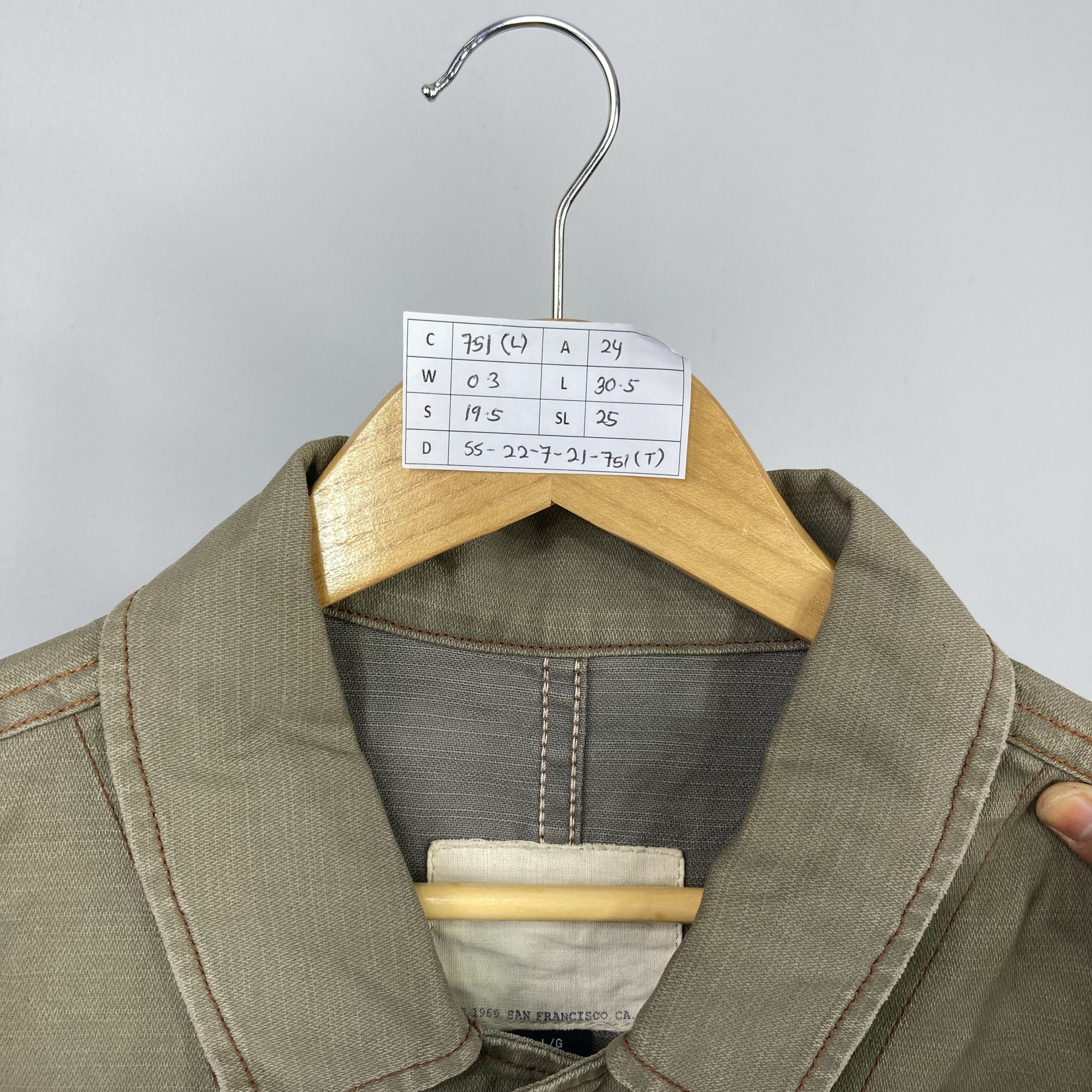 Gap Vintage GAP EST 1969 Denim Chore Jacket Button Up Size US L / EU 52-54 / 3 - 6 Thumbnail