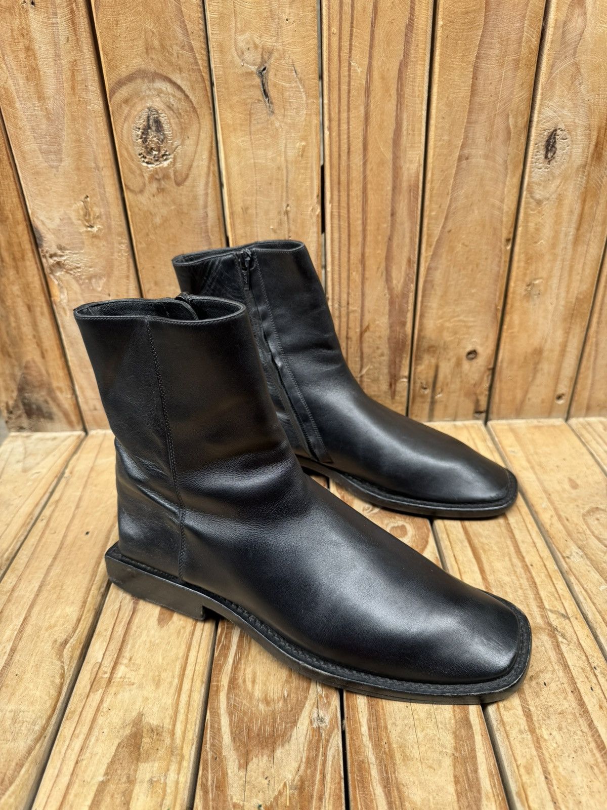 Balenciaga Balenciaga BB Back Rim Women’s black leather boots EUR 35 Size US 5 / IT 35 - 2 Thumbnail