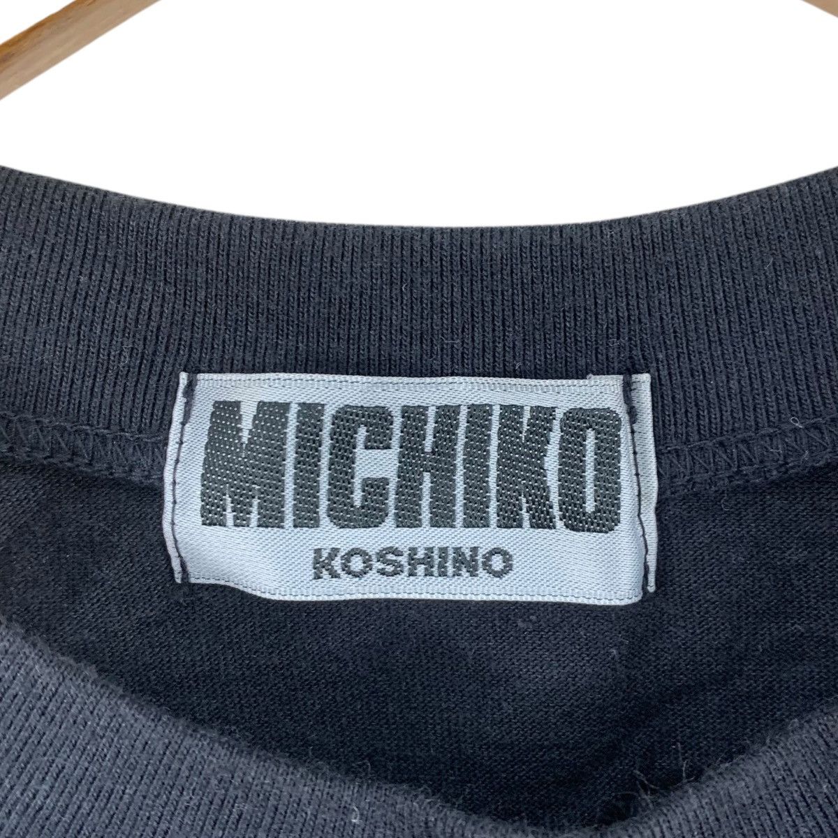 Japanese Brand Vintage MICHIKO LONDON KOSHINO Collection Tee Shirt Size L / US 10 / IT 46 - 5 Thumbnail