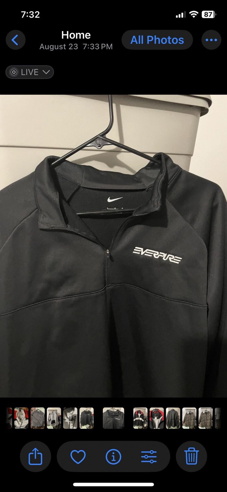 Nike Nike Nylon Sweatshirt Size US L / EU 52-54 / 3 - 3 Thumbnail