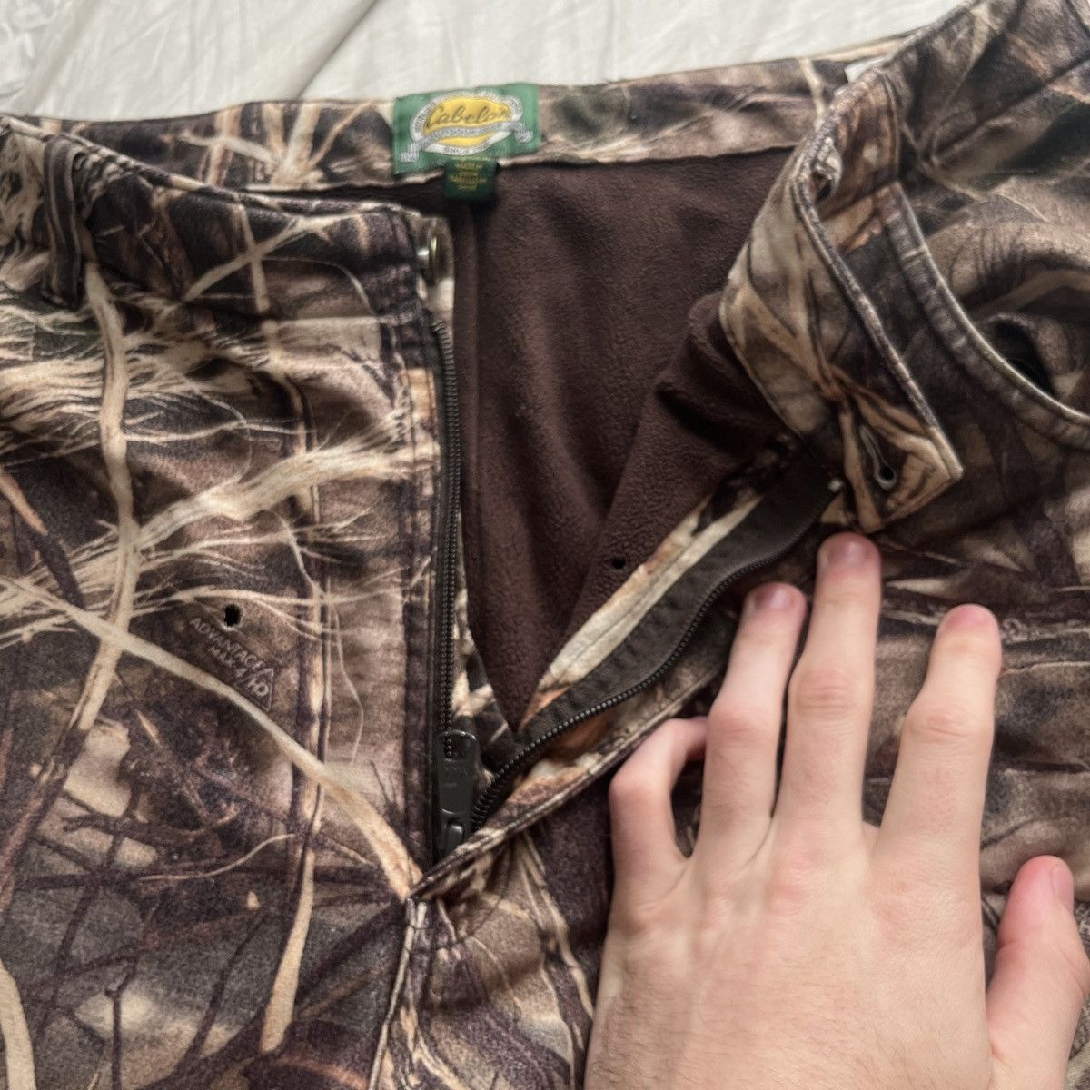 Cabelas Cabelas Camo Fleece Hunting Pants size 34 Size US 34 / EU 50 - 4 Thumbnail
