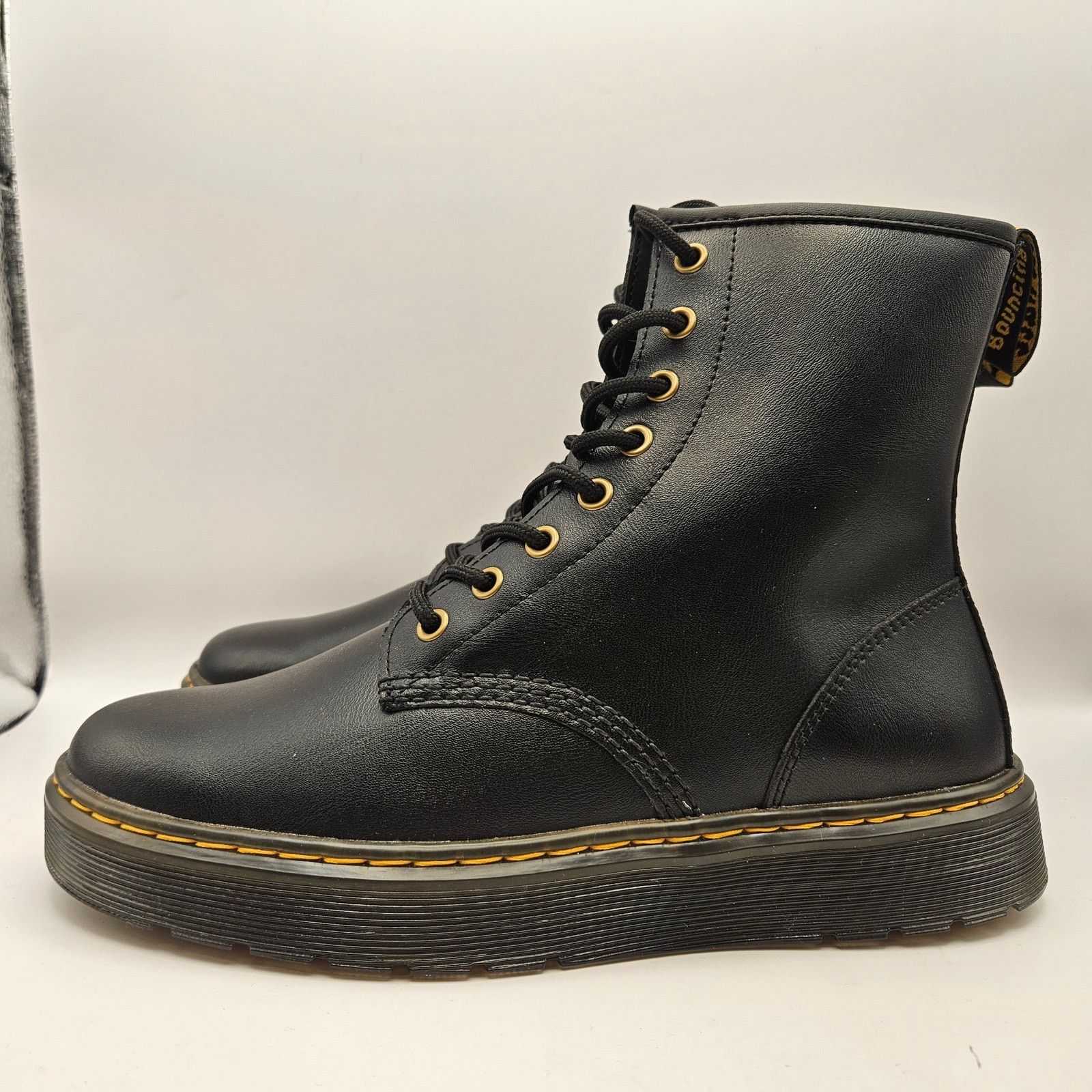 Dr. Martens DR. MARTENS MEN'S 7 WOMEN'S 8 ZAVALA VEGAN FLAT BOOTS NWOB Size US 7 / IT 37 - 2 Thumbnail