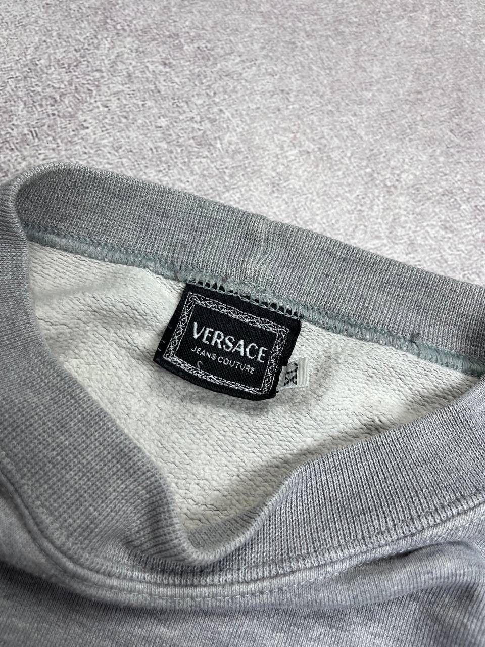 Other Vintage 90's Versace Big Logo Embroidery Boxy Sweatshirt XL Size US XL / EU 56 / 4 - 4 Thumbnail