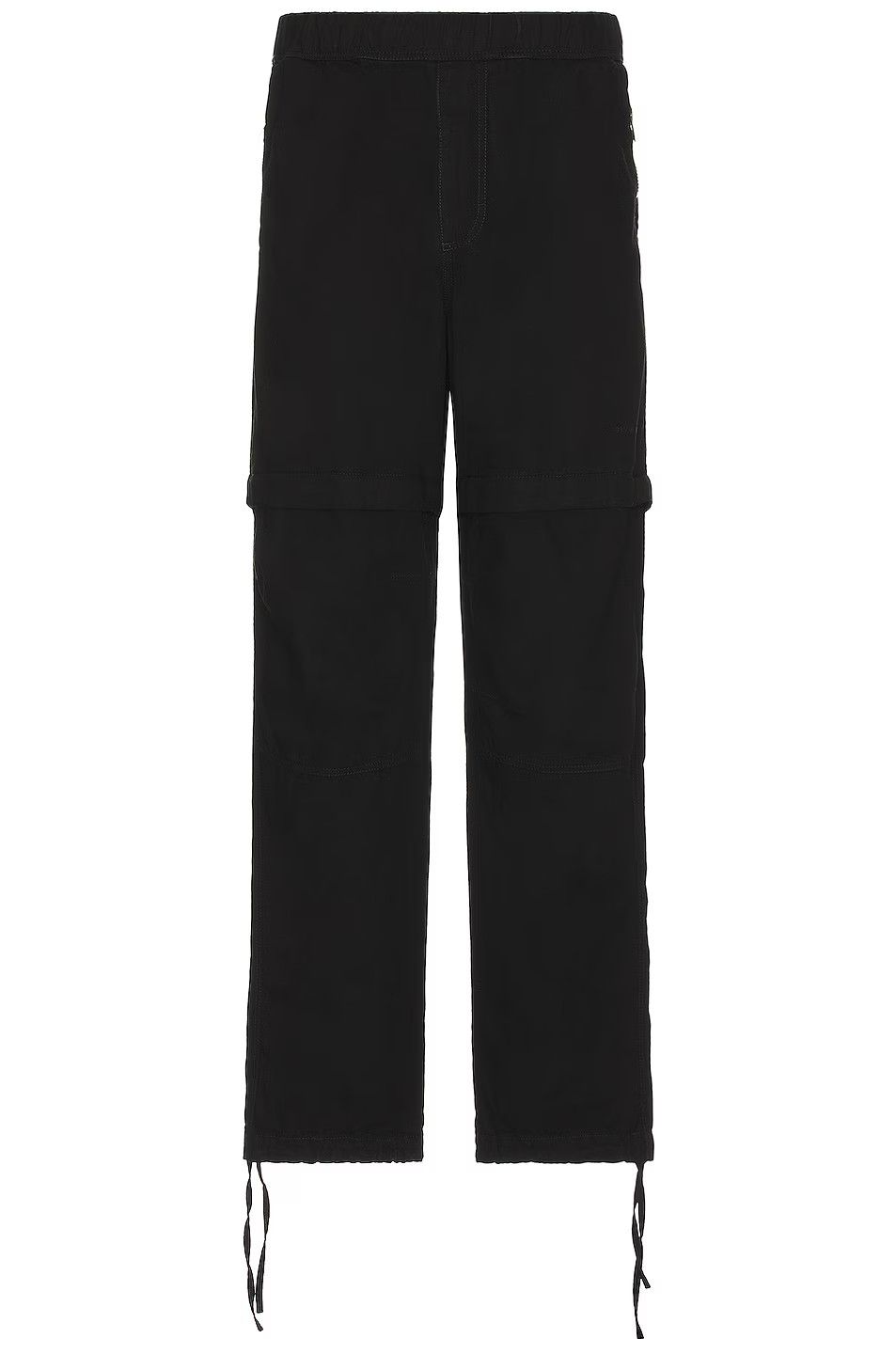 Givenchy o1mle0226 Elasticated Waist Zip Off Denim Pants in Black Size US 30 / EU 46 - 1 Thumbnail