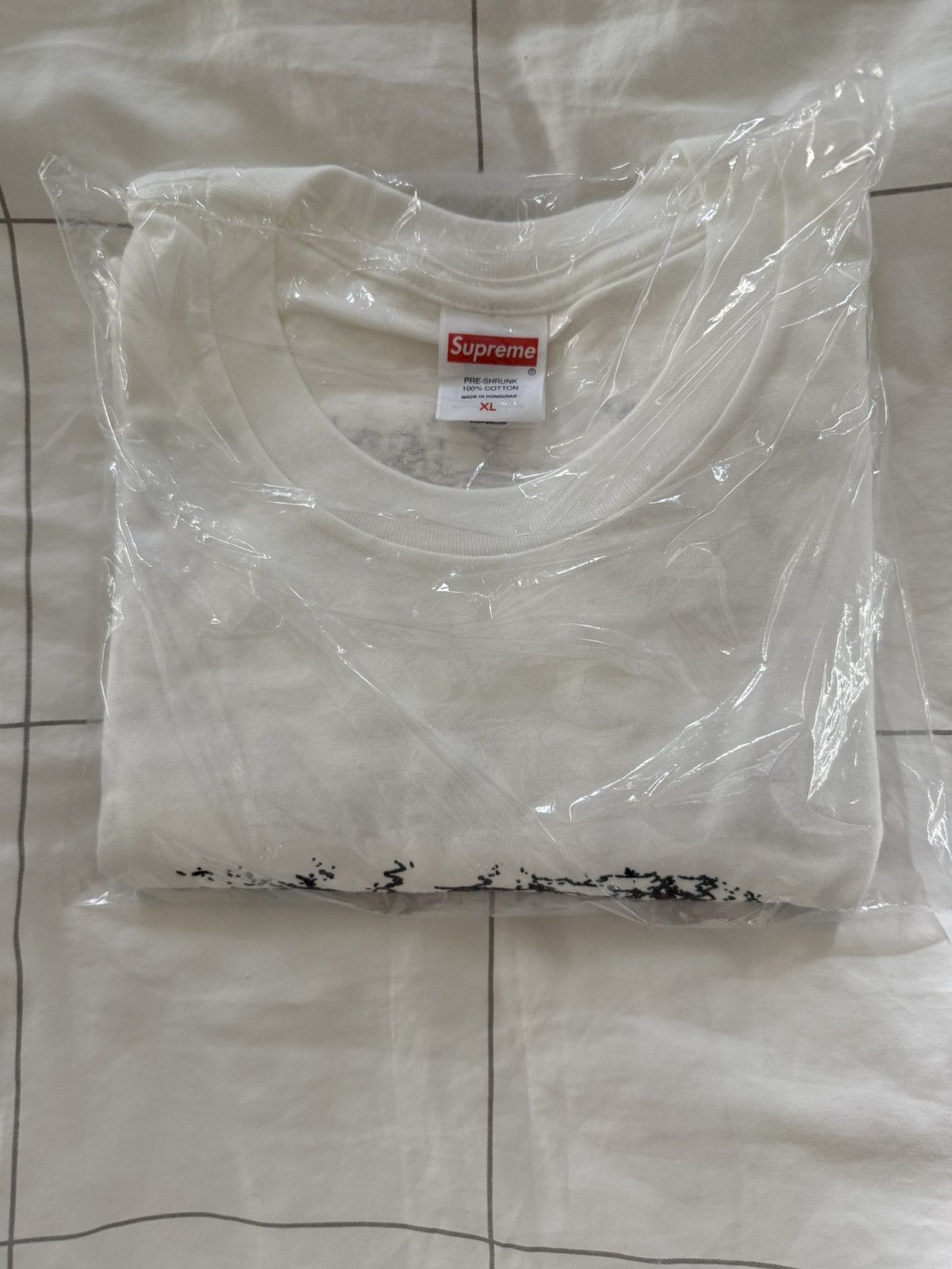 Supreme Supreme Tag Tee All Cotton T-Shirt in White FW25 Size XL Size US XL / EU 56 / 4 - 3 Thumbnail