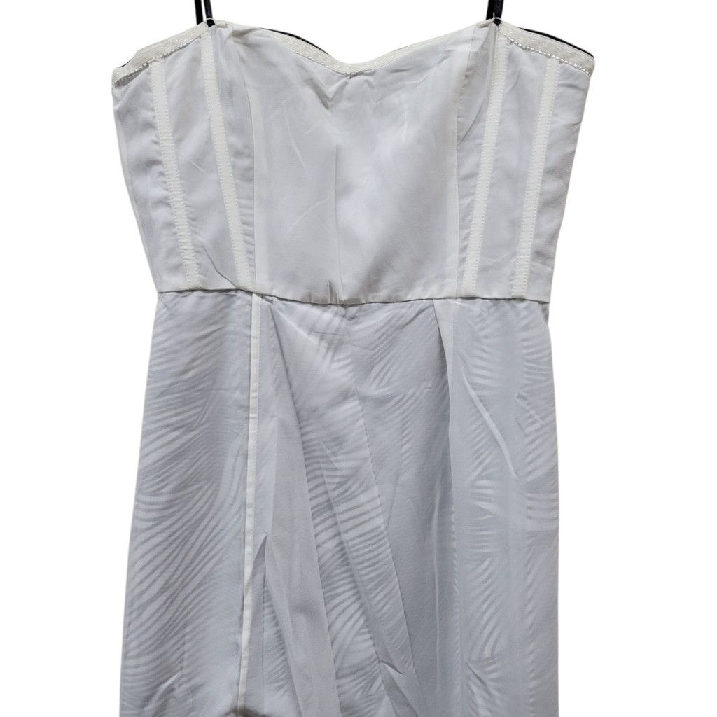Bcbgmaxazria BCBGMAXAZRIA Elin Maxi Black & White Striped Bustier Dress Size L / US 10 / IT 46 - 11 Thumbnail