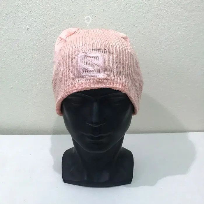 Salomon × Vintage Salomon Small Logo Beanie Hat Size ONE SIZE - 2 Thumbnail