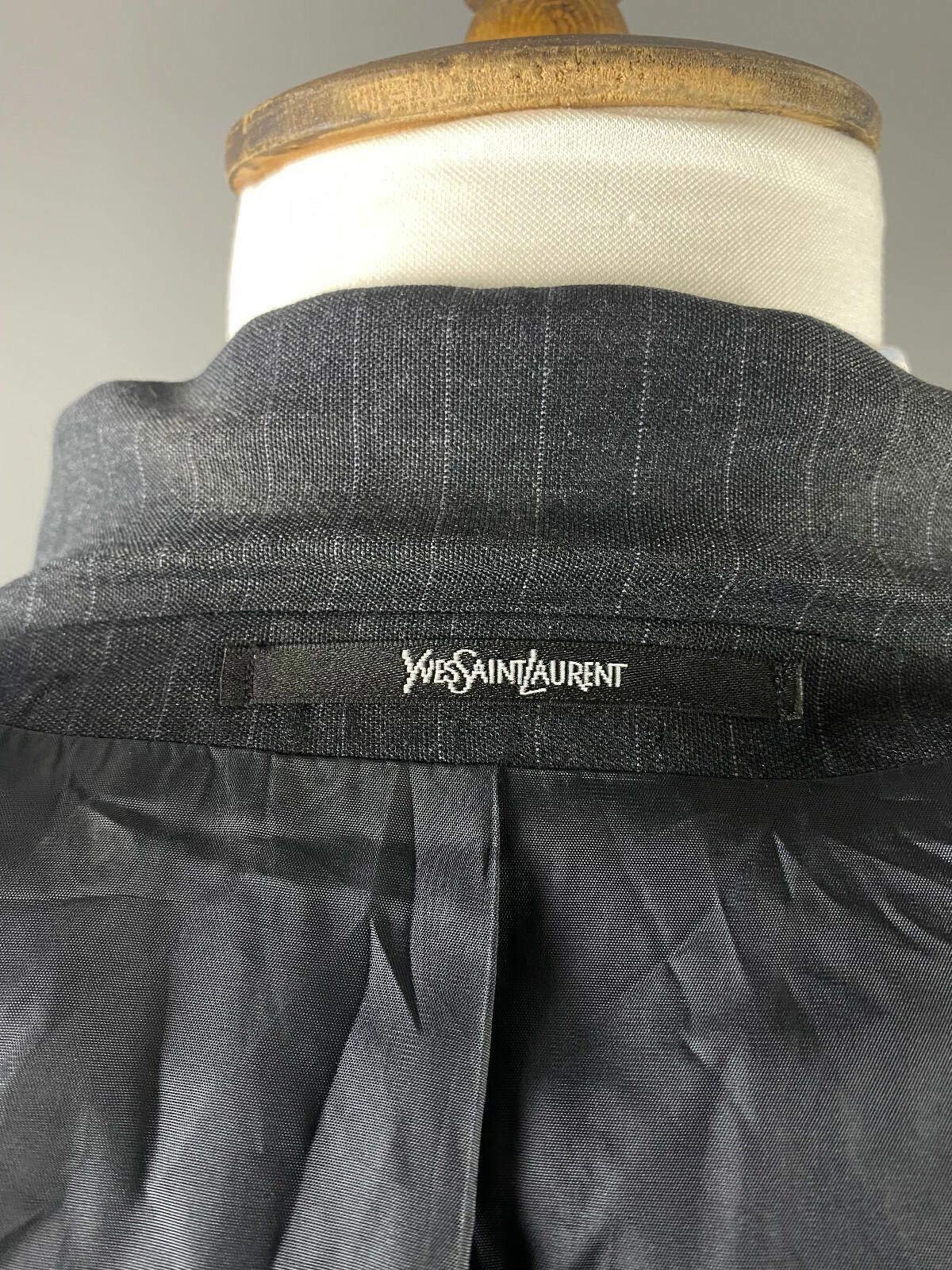 Saint Laurent Paris Men Yves Saint Laurent Pour Homme Blazer Sport Coat Size 52 Size 40R - 8 Thumbnail
