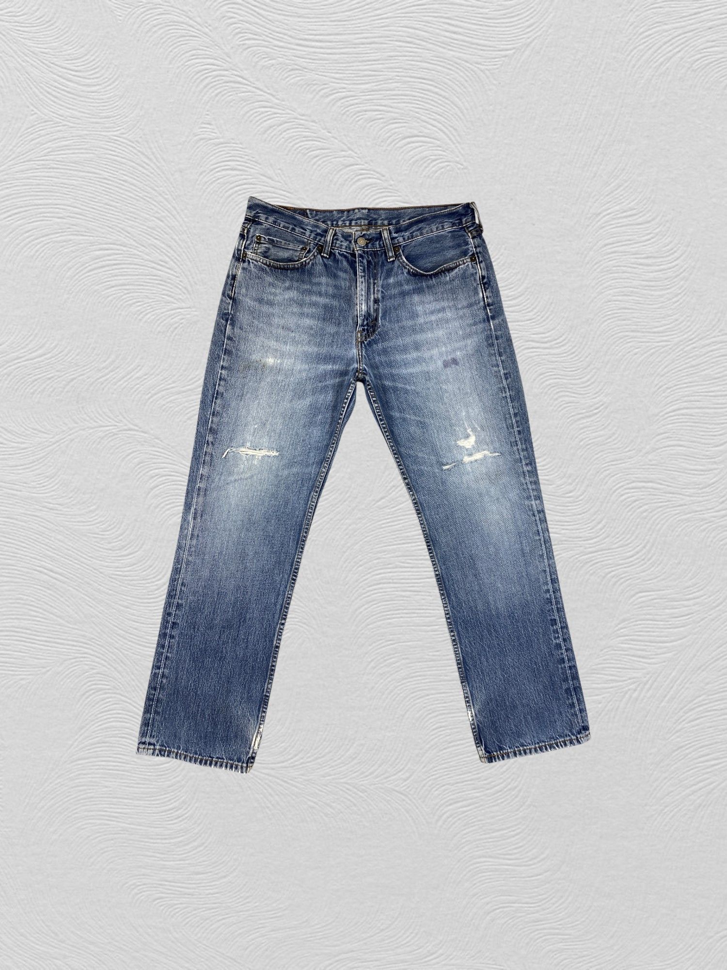 Levi's Distressed Blue Vintage Levi's Jeans 33x29.5 Denim -JN1477 Size US 33 - 1 Thumbnail