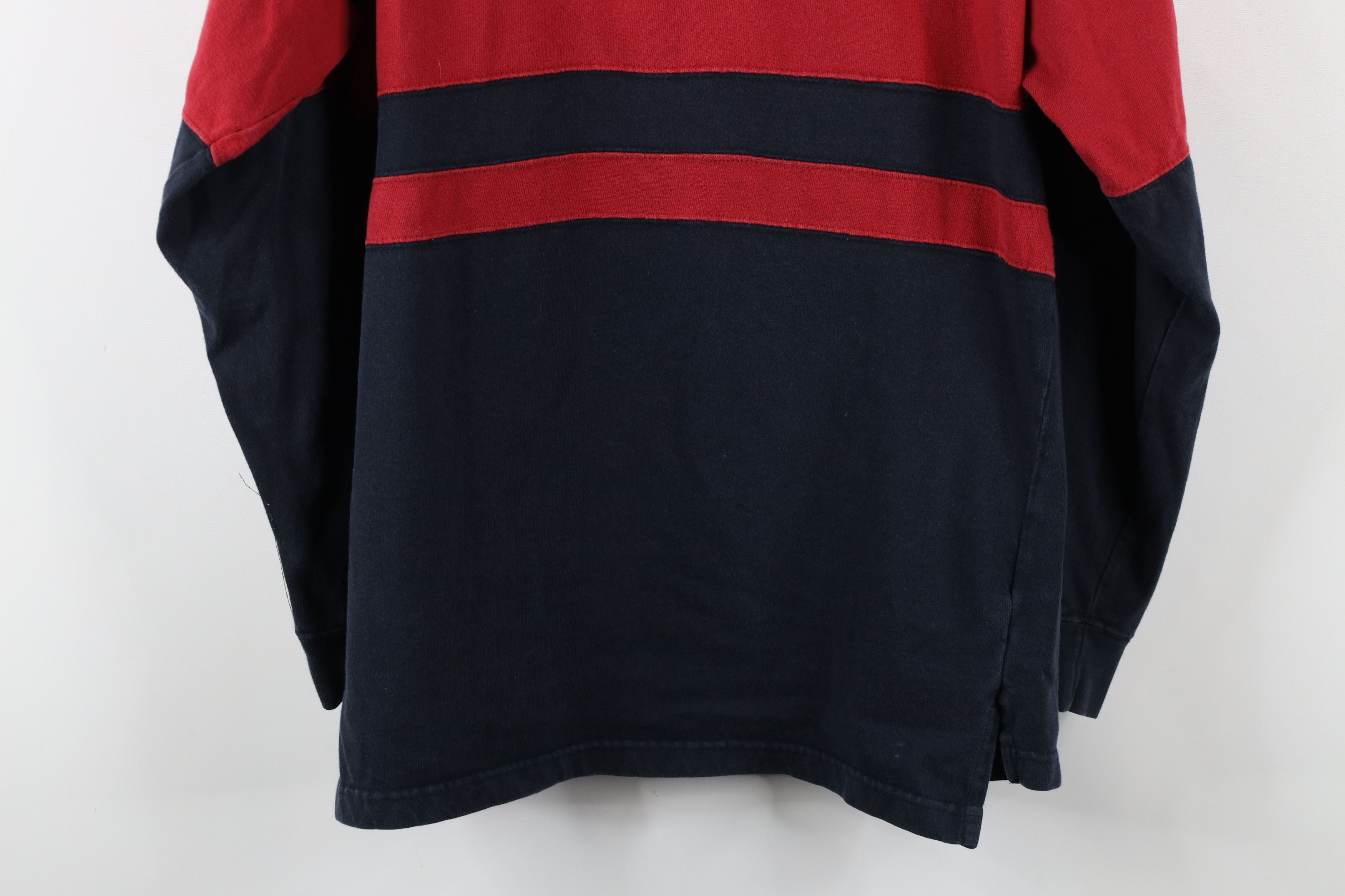 Vintage Vintage 90s Streetwear Block Long Sleeve Rugby Polo Shirt Size US M / EU 48-50 / 2 - 11 Thumbnail