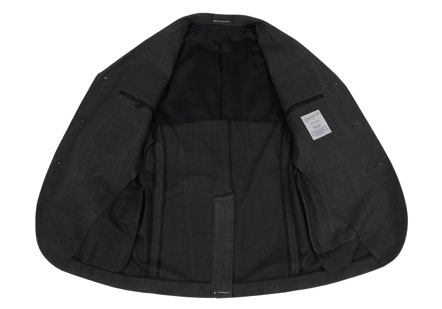 Yohji Yamamoto Yohji Yamamoto Cotton Glen Check Blazer Size US S / EU 44-46 / 1 - 11 Thumbnail