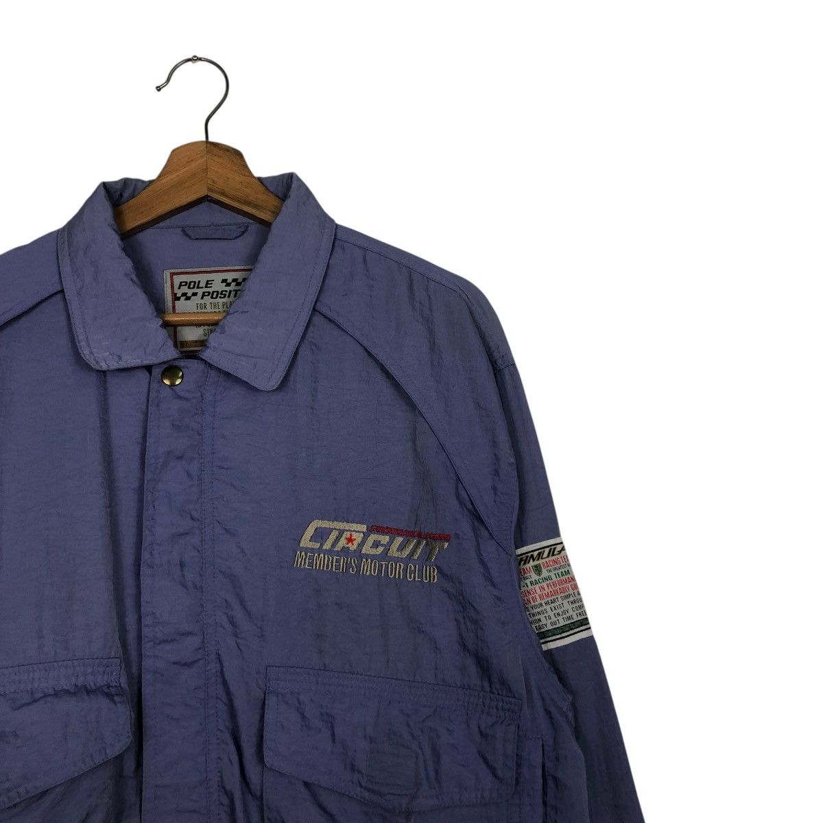 Japanese Brand 🔥LIGHT BABY PURPLE BOMBER JACKET FORMULA 1 RACING WEAR Size US M / EU 48-50 / 2 - 8 Thumbnail