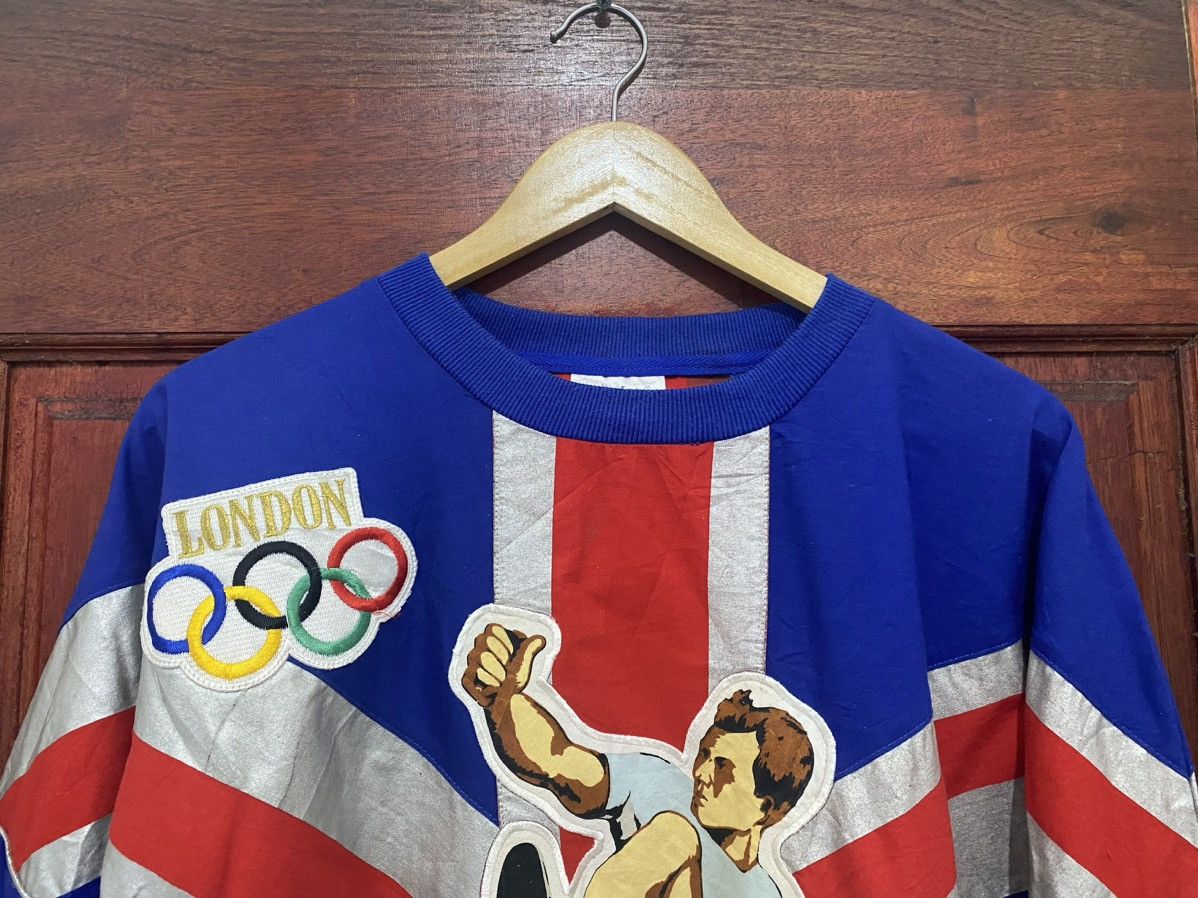 Adidas Vtg Adidas Olympic 1948 Games Crewneck AOP Collection Size US M / EU 48-50 / 2 - 3 Thumbnail