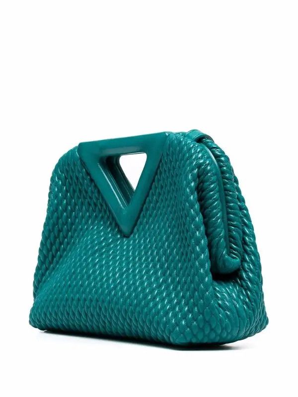 Bottega Veneta o1loc1c0824 Size: OS / Point Bag in Blue Size ONE SIZE - 3 Thumbnail