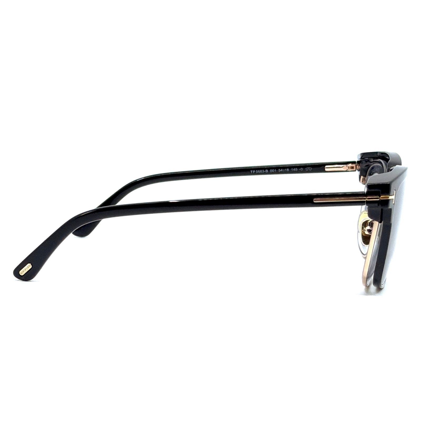 Tom Ford New, TOM FORD Clip-On Sunglasses/Eyeglasses TF5683-B 001 Size ONE SIZE - 3 Thumbnail