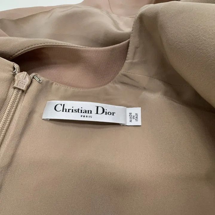 Dior Dior Simple Sleeveless Dress in Neutral Color 0079-2507 Size S / US 4 / IT 40 - 6 Thumbnail