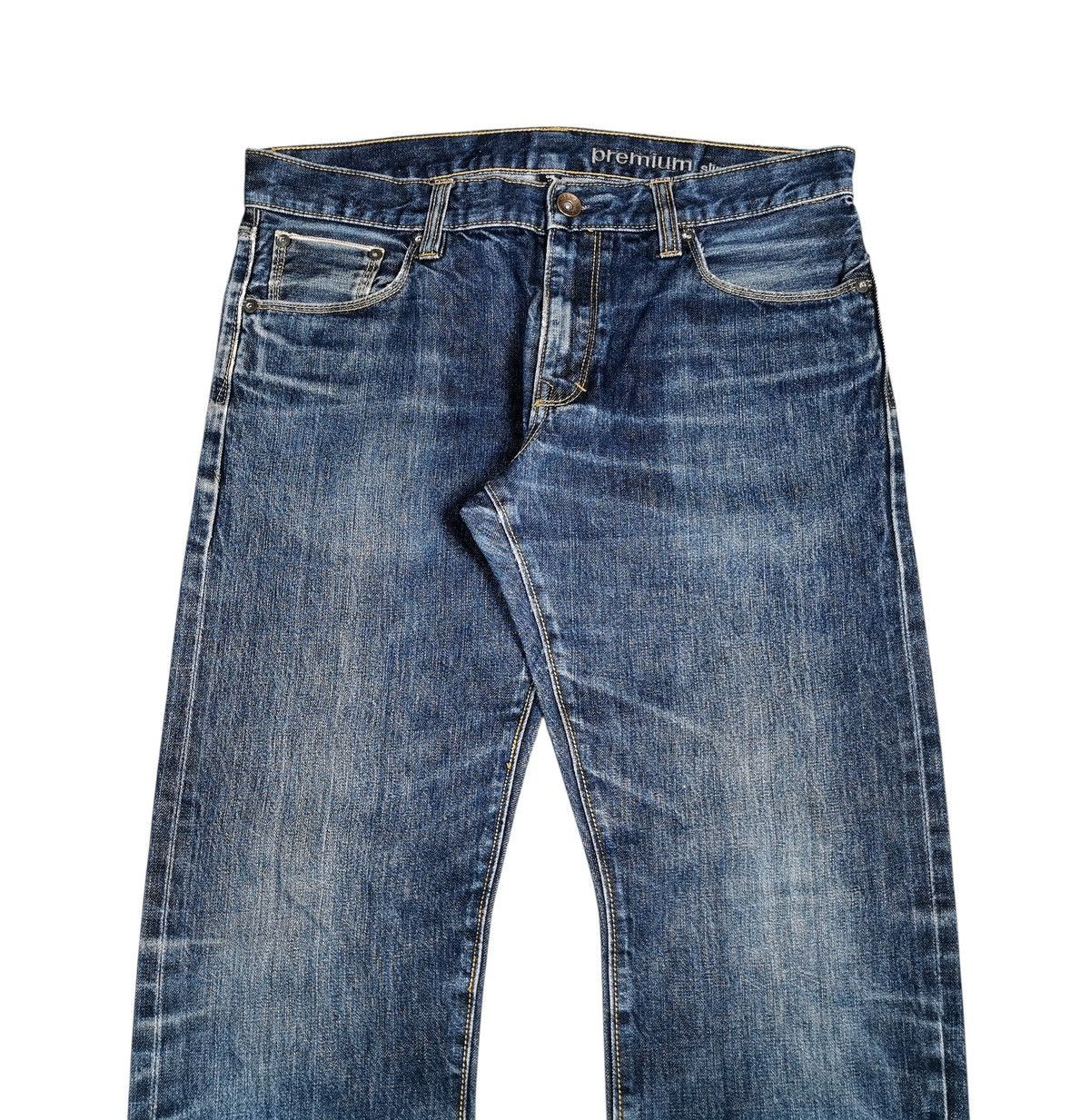 Gap Gap Selvage Premium Straight Jeans Size US 34 / EU 50 - 2 Thumbnail