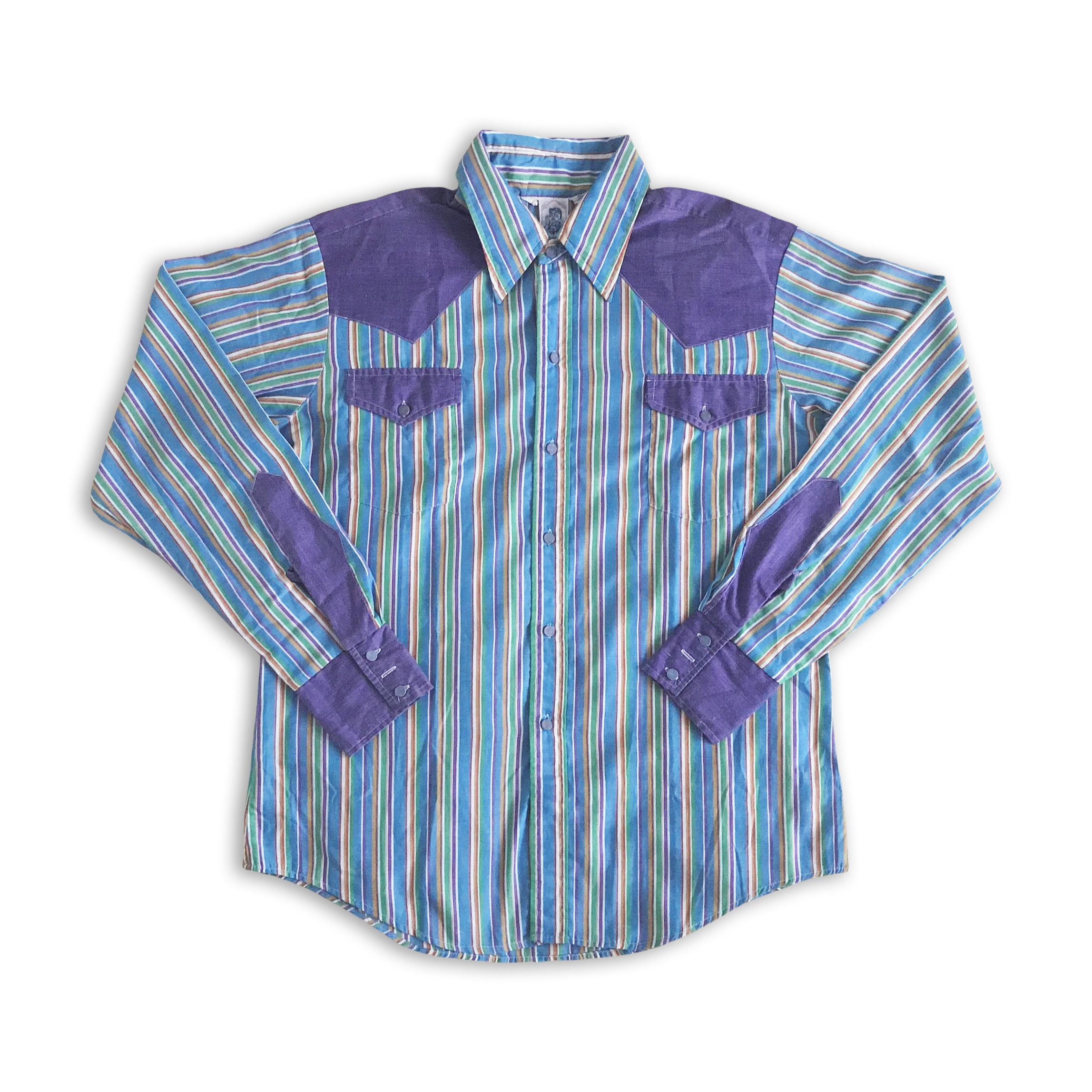 Kennington Ltd. Vintage 60s 70s KENNINGTON LTD. Button Up Shirt Striped XL Size US XL / EU 56 / 4 - 2 Thumbnail