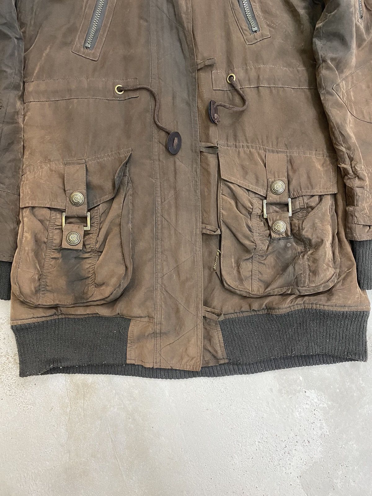 If Six Was Nine Vintage Japan C'estbien Vous Wool Fur Sunfaded Parka Jacket Size US S / EU 44-46 / 1 - 11 Thumbnail