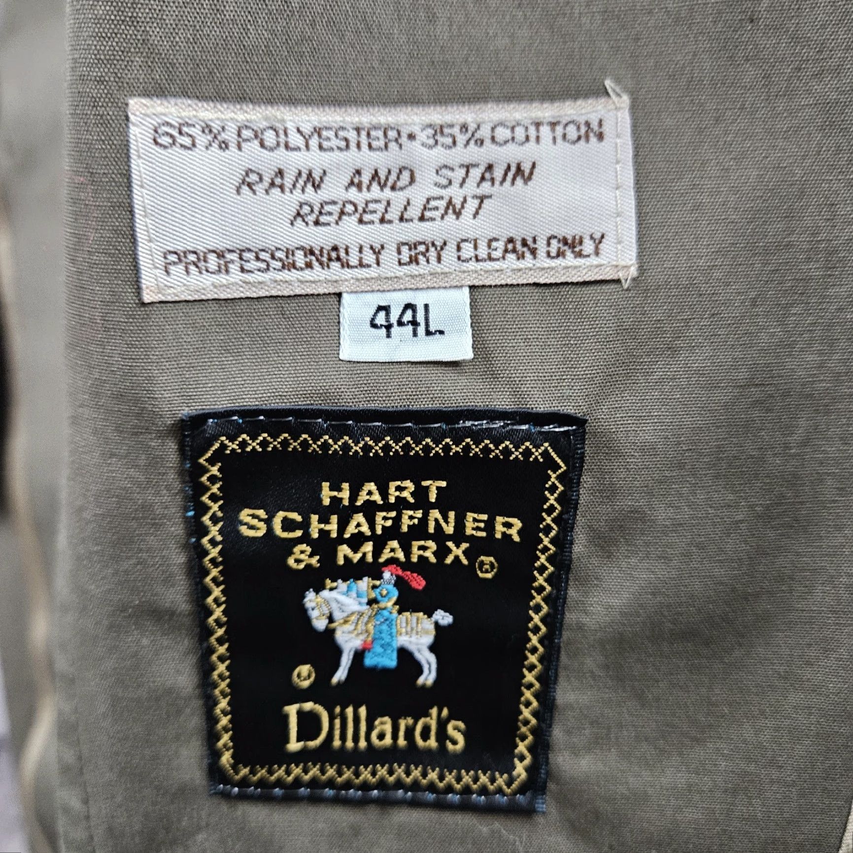 Hart Schaffner Marx Hart Schaffner Marx Coat Trench Brown Belted Wool Liner 44L Mens Regular Long Jacket Size US S / EU 44-46 / 1 - 3 Thumbnail