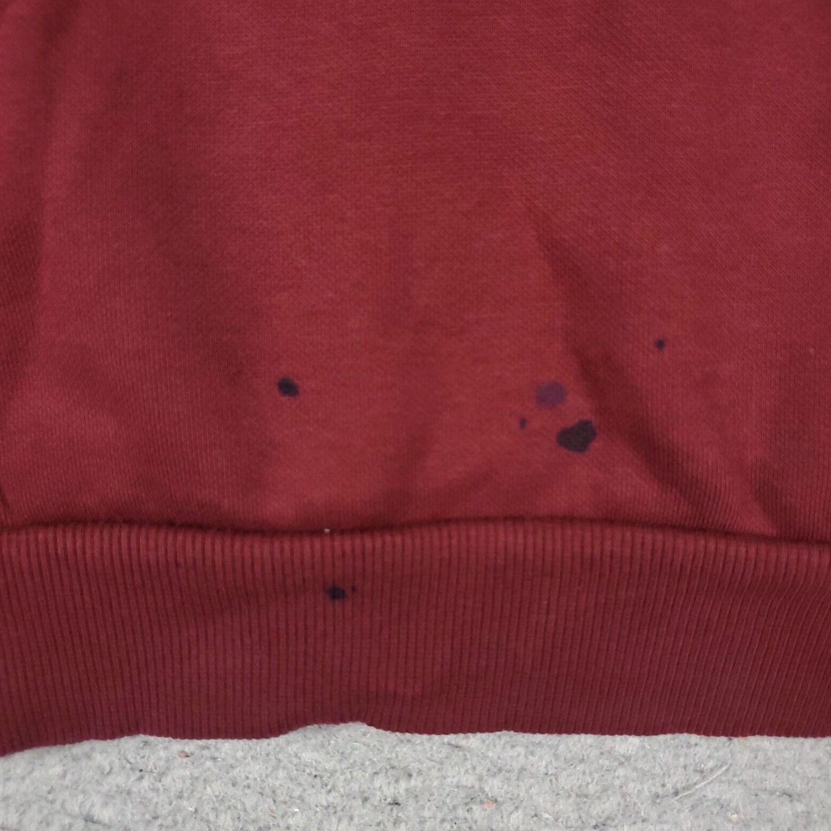 Puma PUMA Hoodie Mens Large Red Casual Pullover Sweatshirt Long Sleeve Mock Neck Size US L / EU 52-54 / 3 - 5 Thumbnail