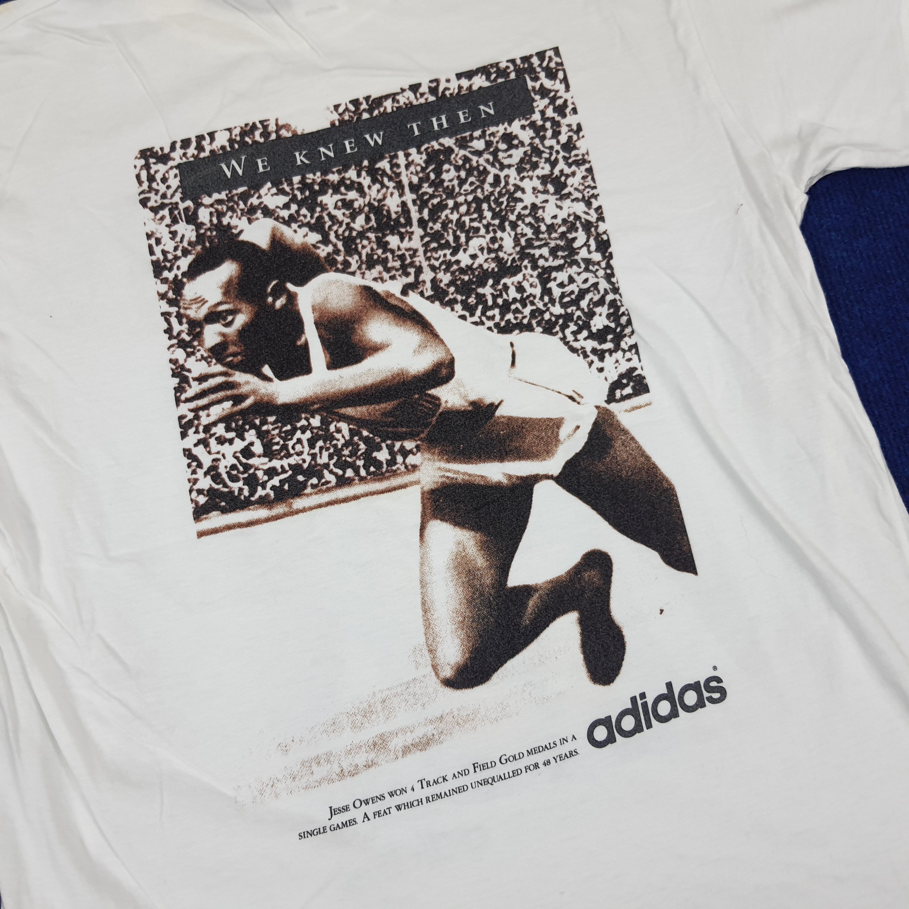 Adidas × Vintage Vintage Adidas Donovan Bailey Photo Tee T-shirt C126N41 Size US M / EU 48-50 / 2 - 4 Thumbnail