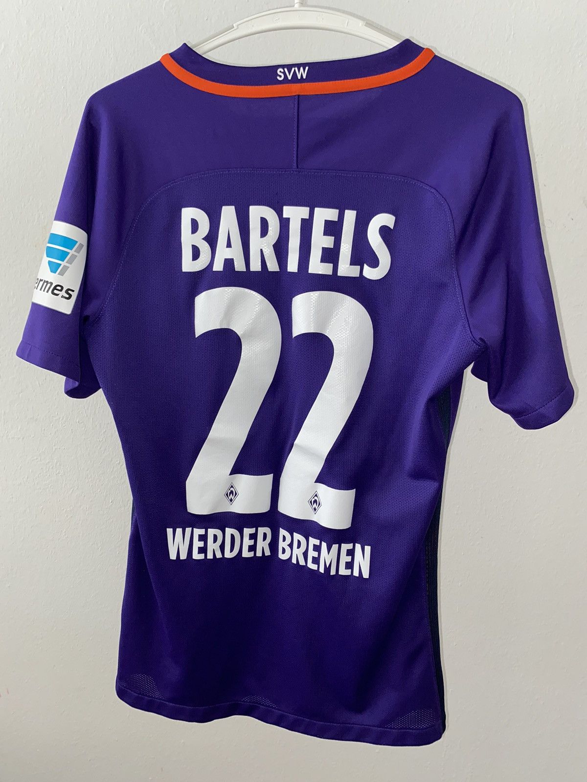 Nike × Vintage JERSEY WERDER BREMEN 2016-2017 #22 [Bartels] Match Worn Size US M / EU 48-50 / 2 - 4 Thumbnail