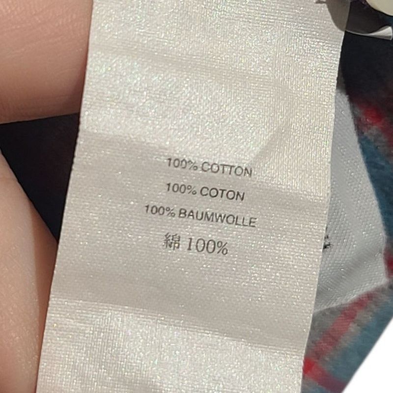 J.Crew J. Crew Gray Blue Windowpane Classic Button Shirt Size XL Size US XL / EU 56 / 4 - 6 Thumbnail